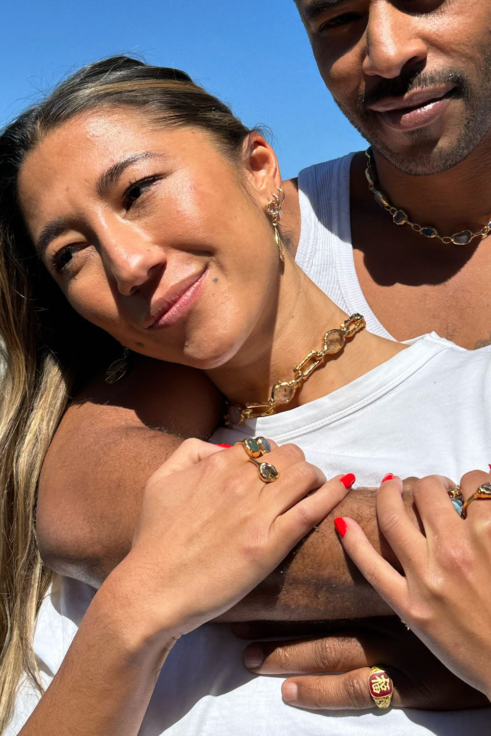 Chunky Love Chain Necklace in Gold - Tea & Tequila
