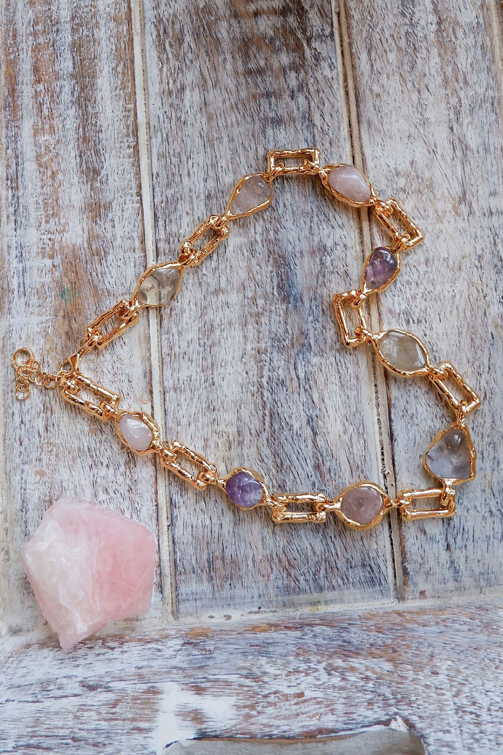 Chunky Love Chain Necklace in Gold - Tea & Tequila