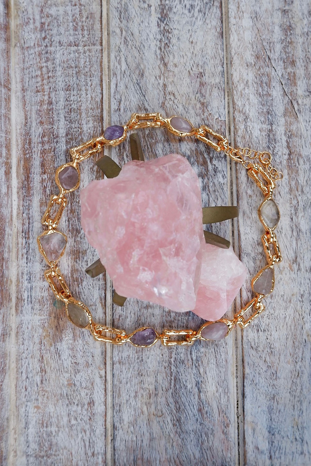 Chunky Love Chain Necklace in Gold - Tea & Tequila
