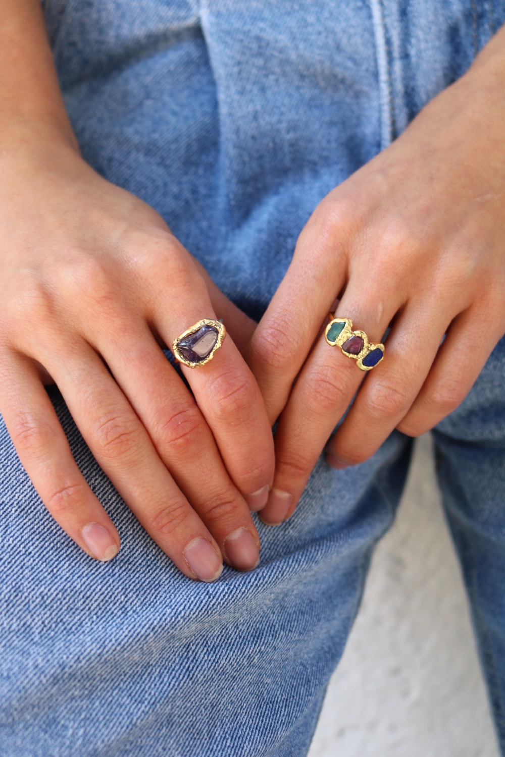 La Reina Ring in Gold - Tea & Tequila