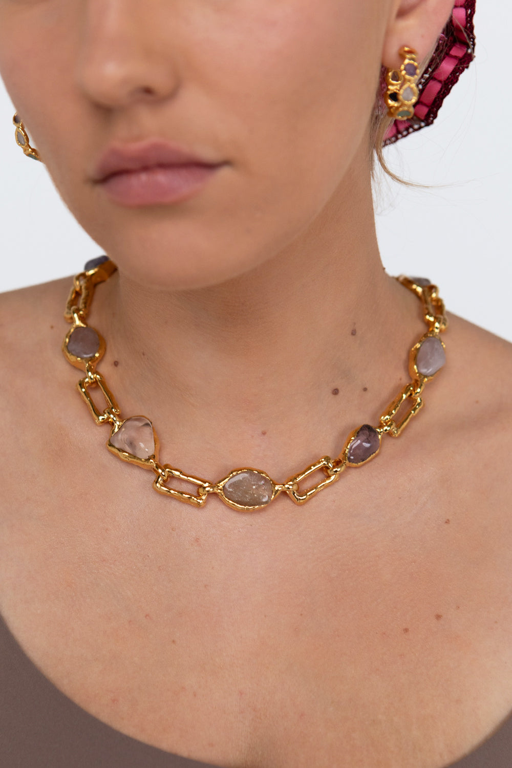 Chunky Love Chain Necklace in Gold - Tea & Tequila