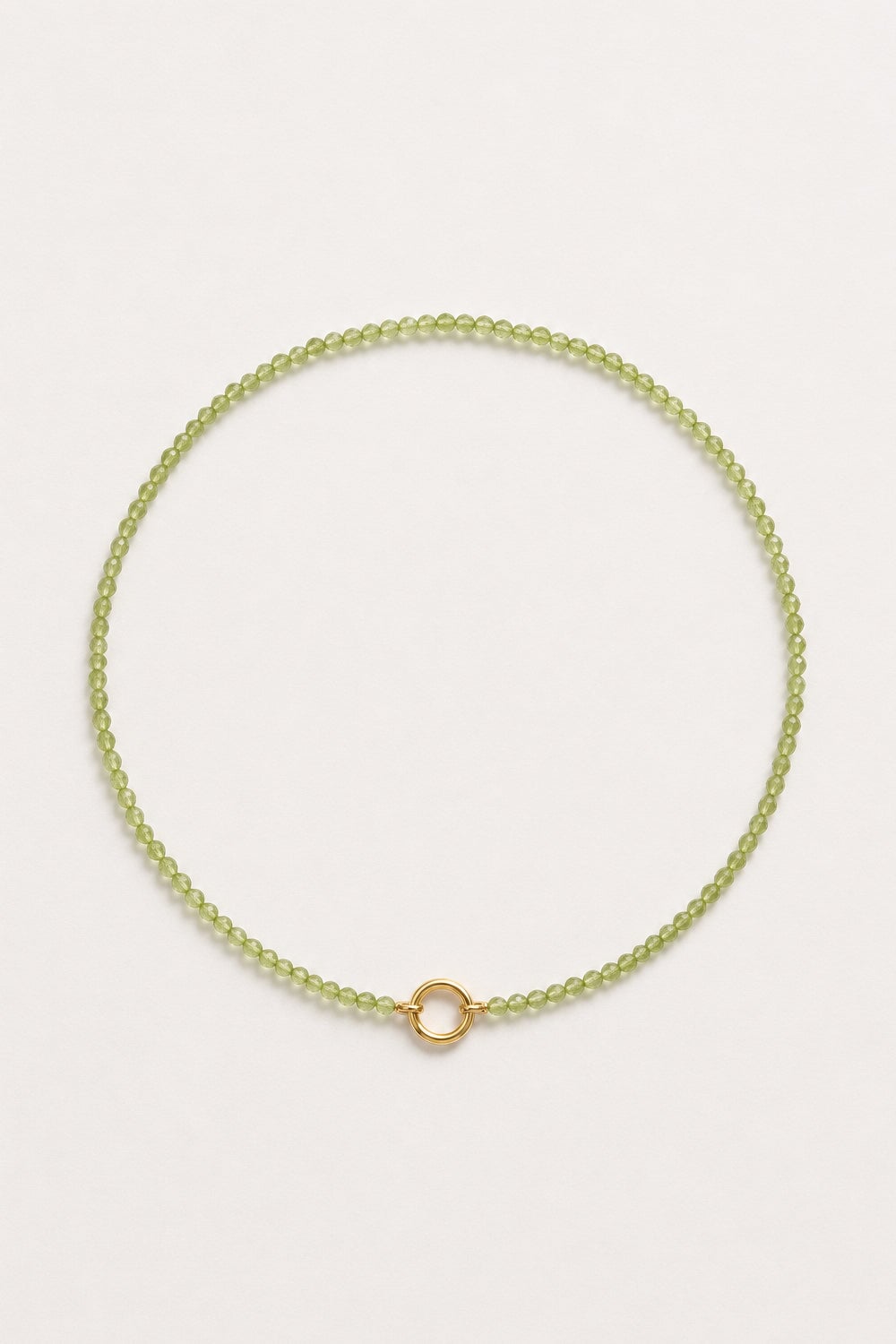 Beaded Peridot Necklace
