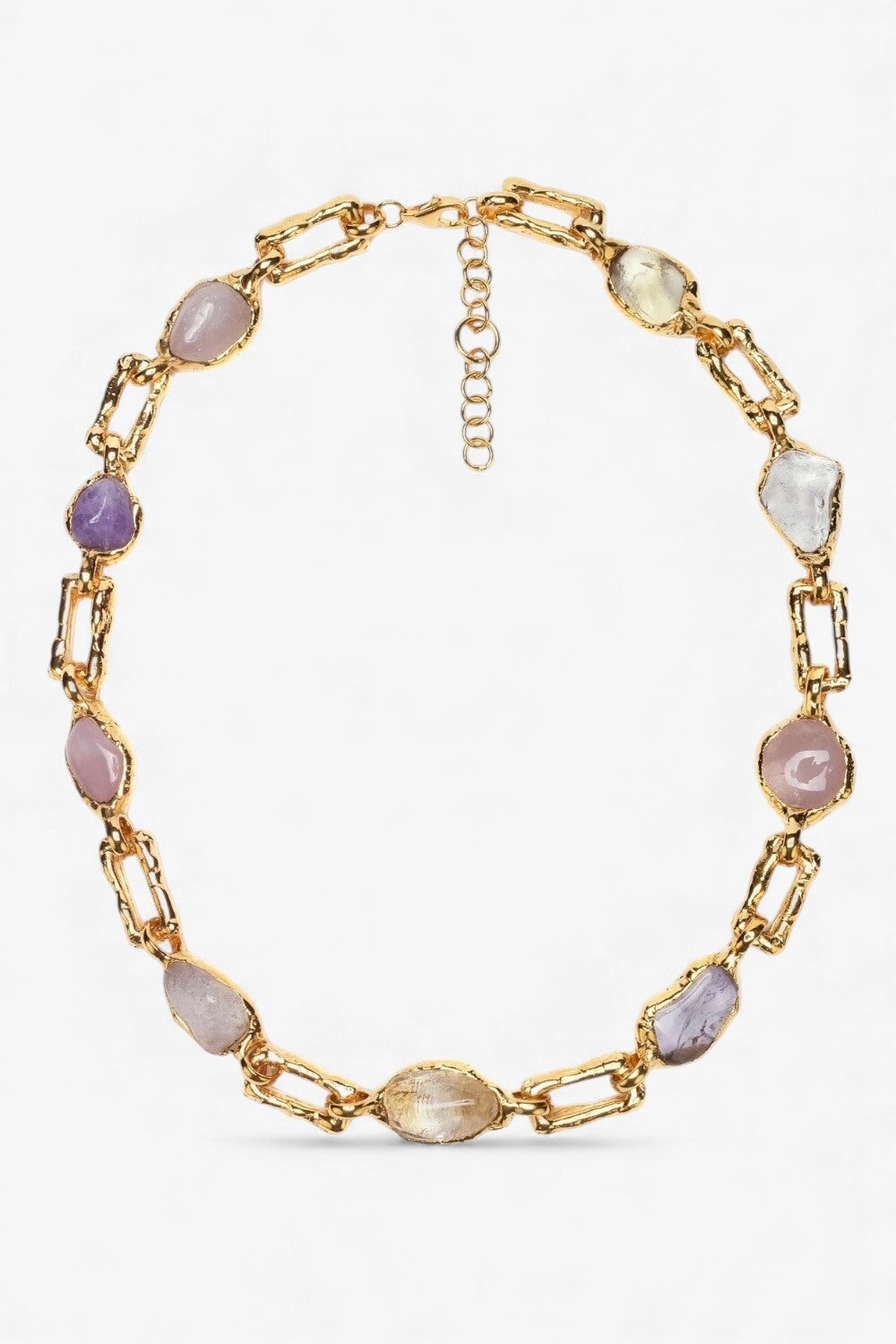 Chunky Love Chain Necklace in Gold