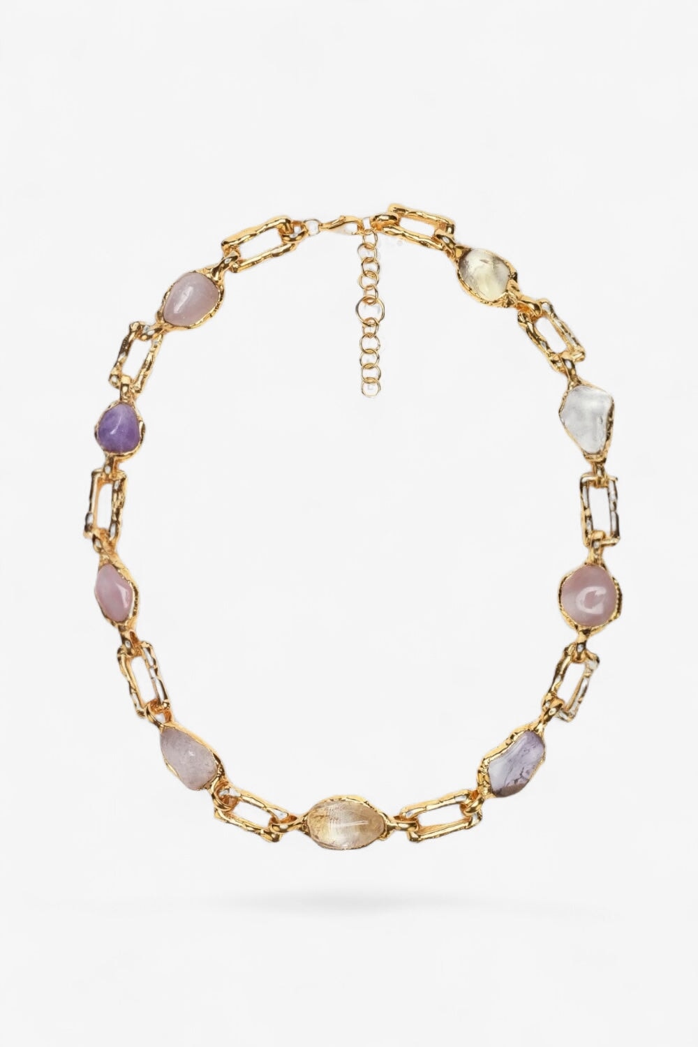 Chunky Love Chain Necklace in Gold