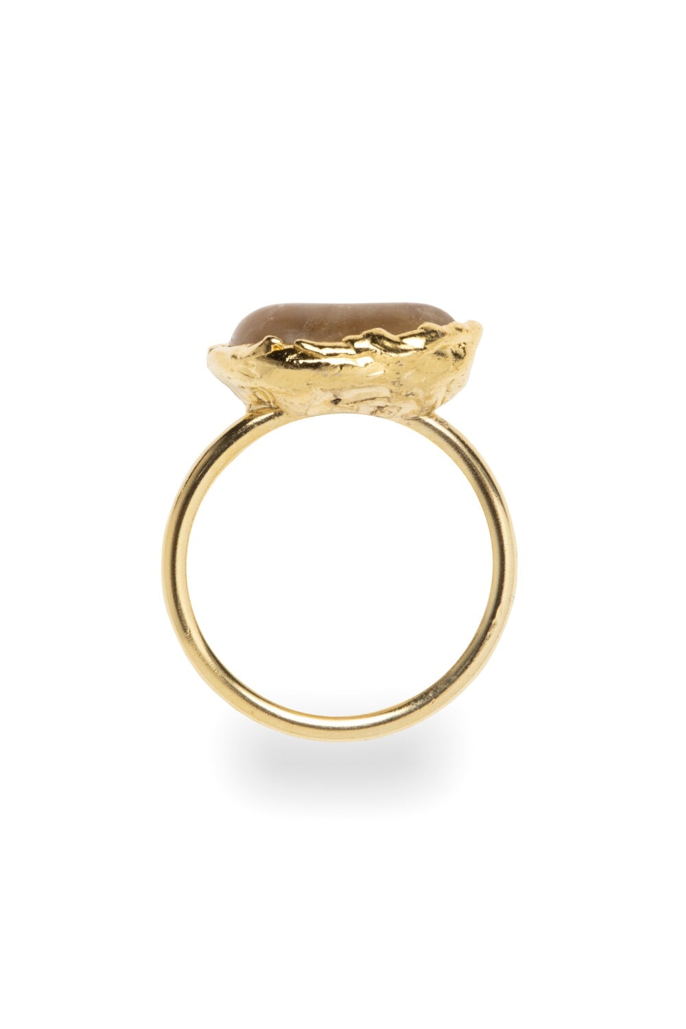 Crystal Aura Ring in Gold