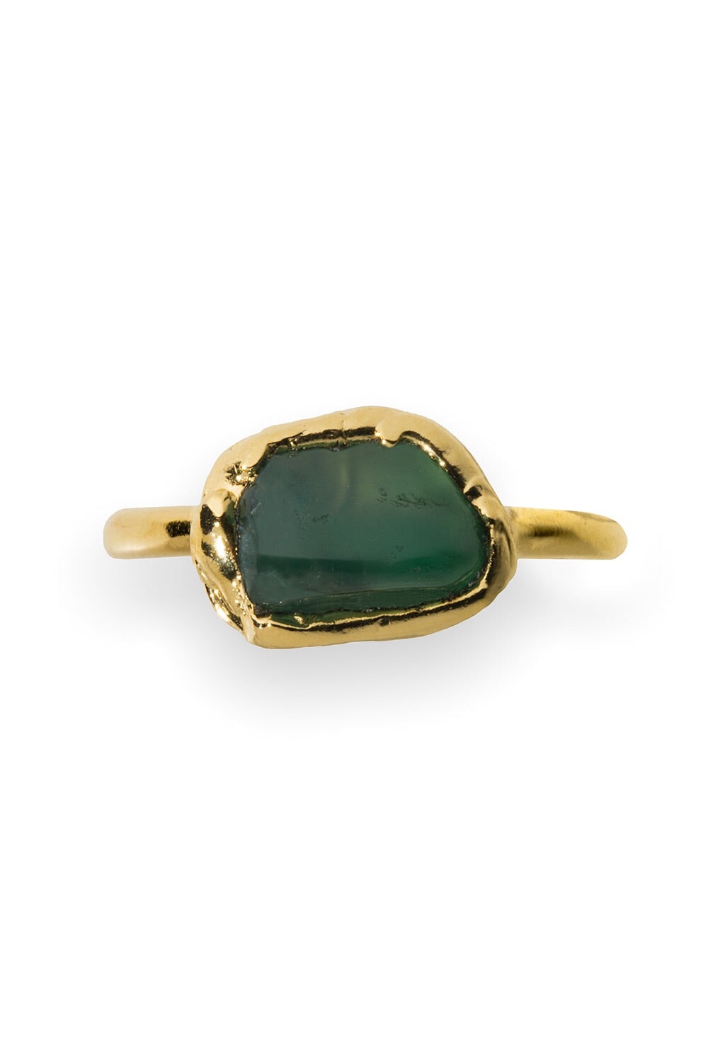 Crystal Aura Ring in Gold