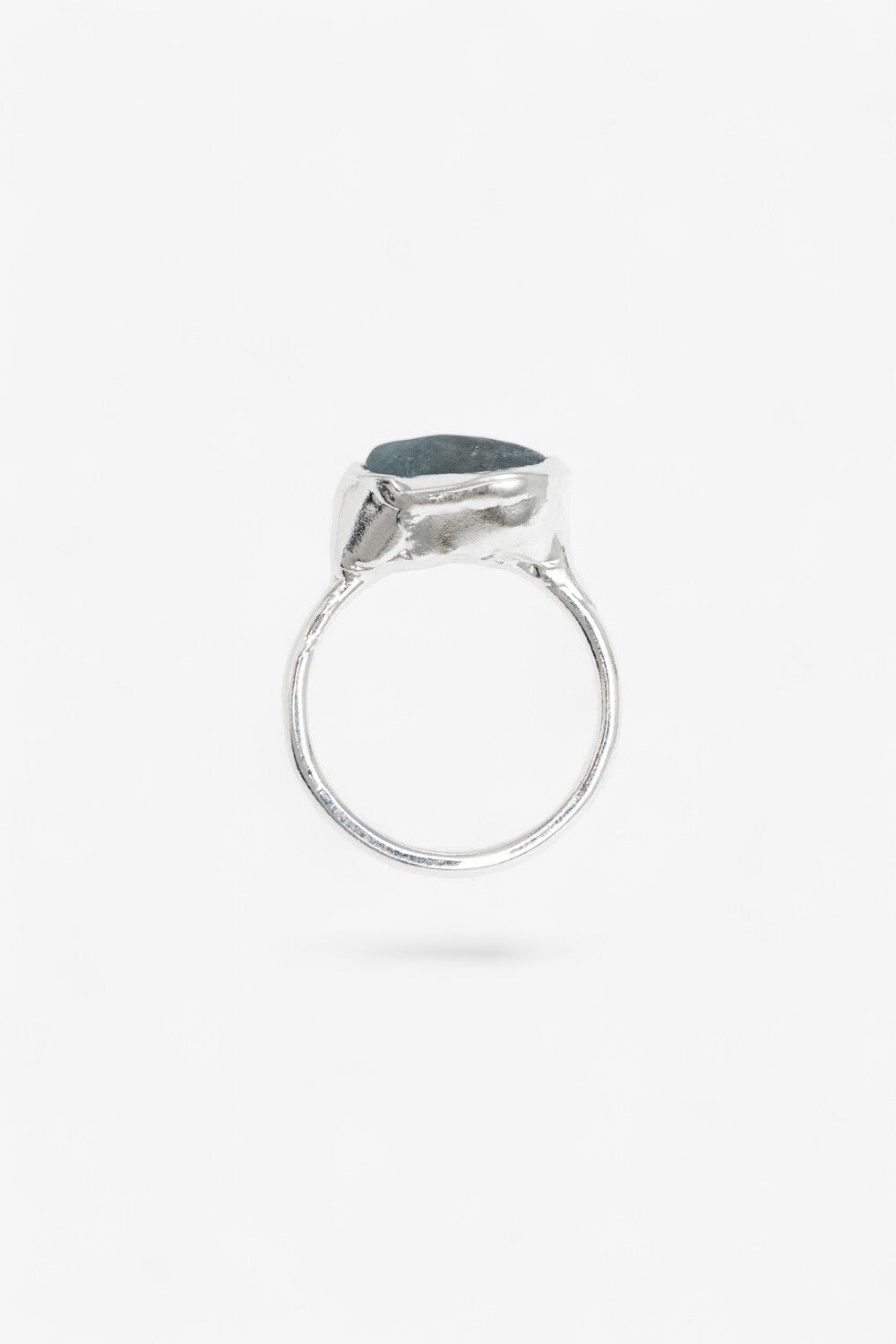 Crystal Aura Ring in Silver