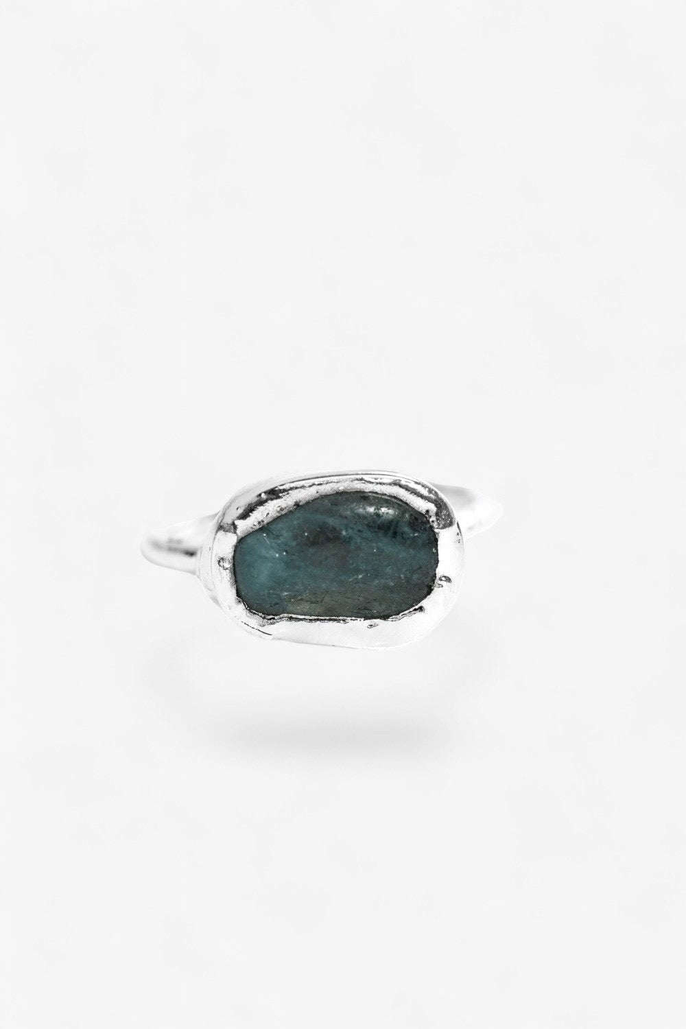 Crystal Aura Ring in Silver