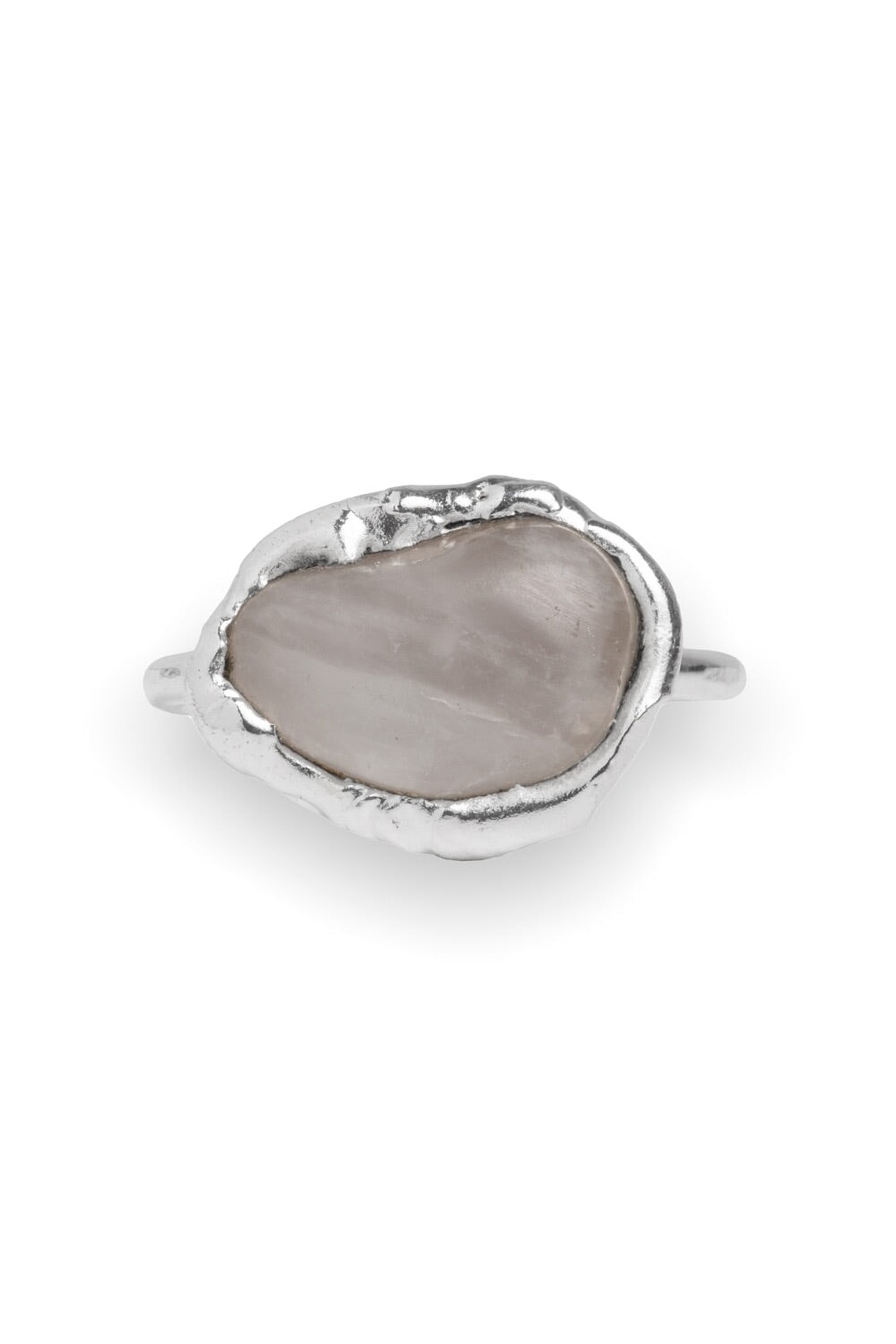 Crystal Aura Ring in Silver