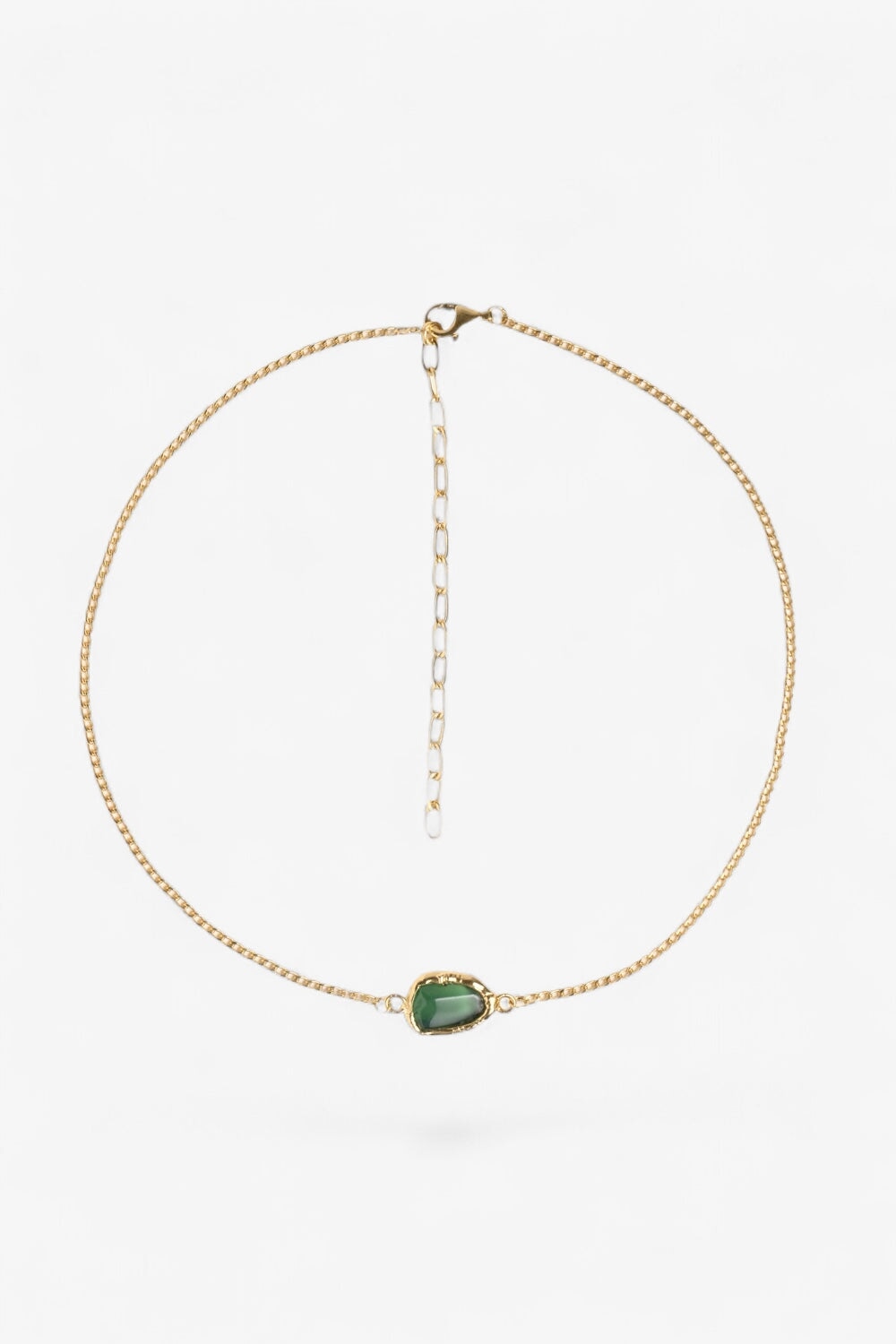 Crystal Chakra Necklace in Gold