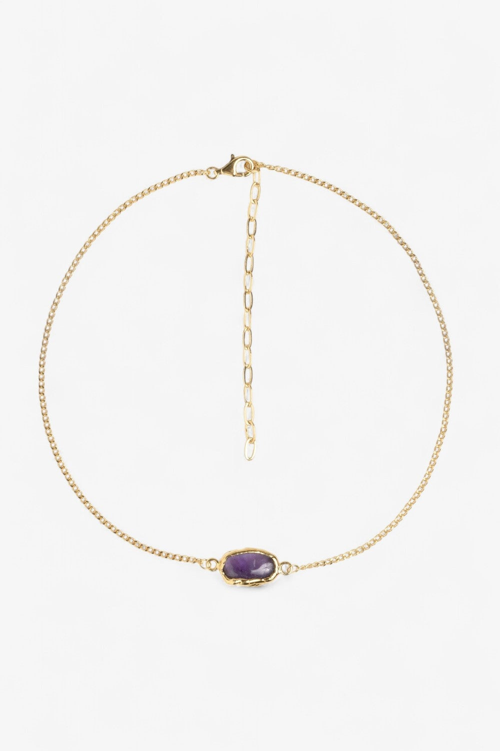 Crystal Chakra Necklace in Gold