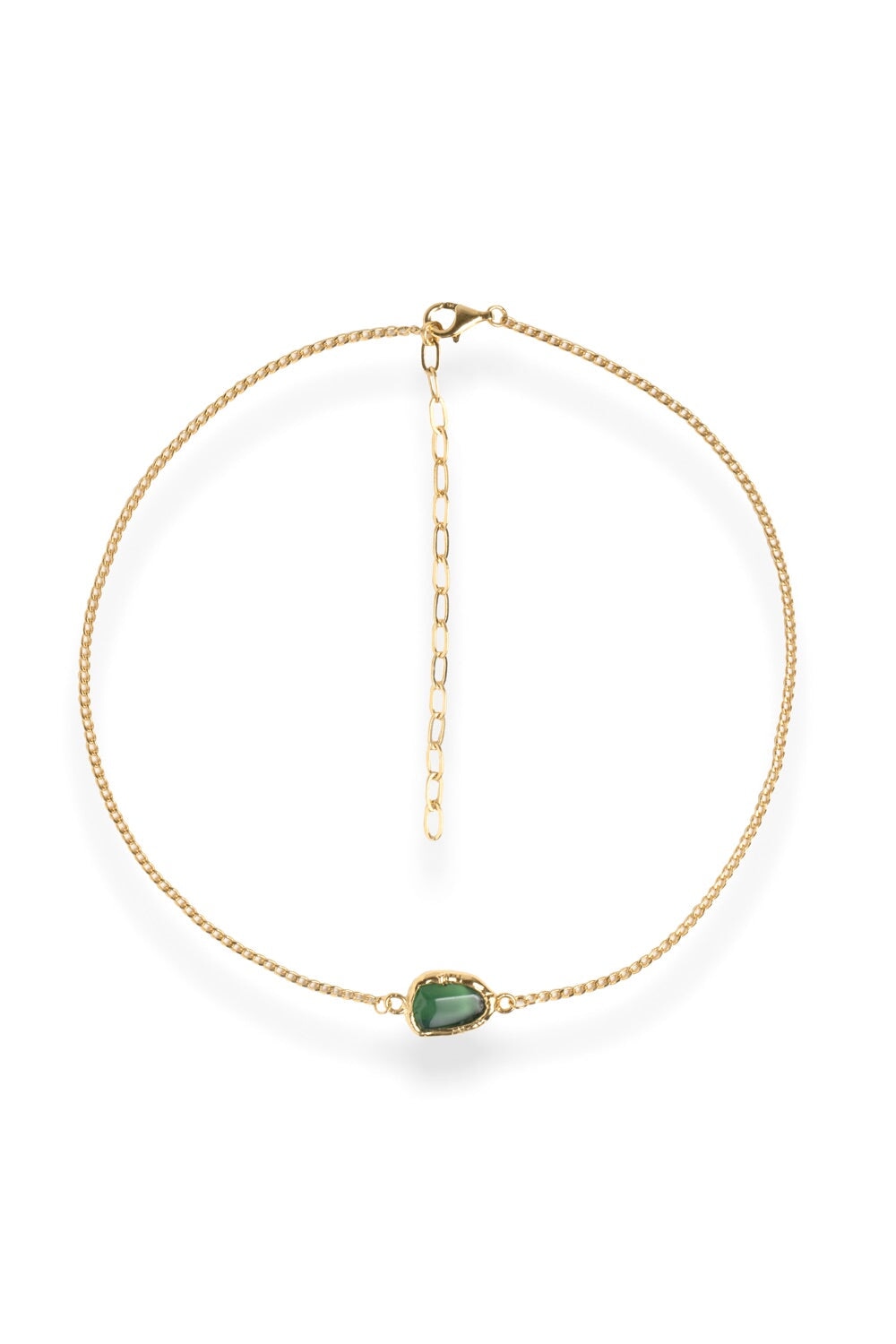 Crystal Chakra Necklace in Gold