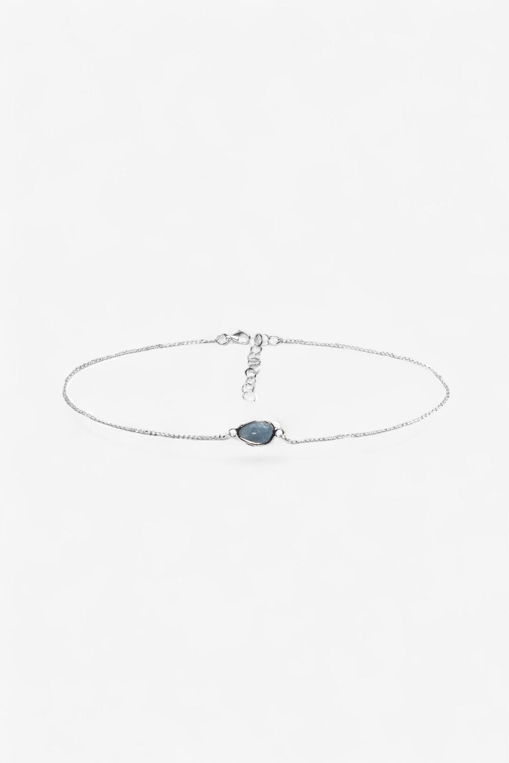 Crystal Chakra Necklace in Silver