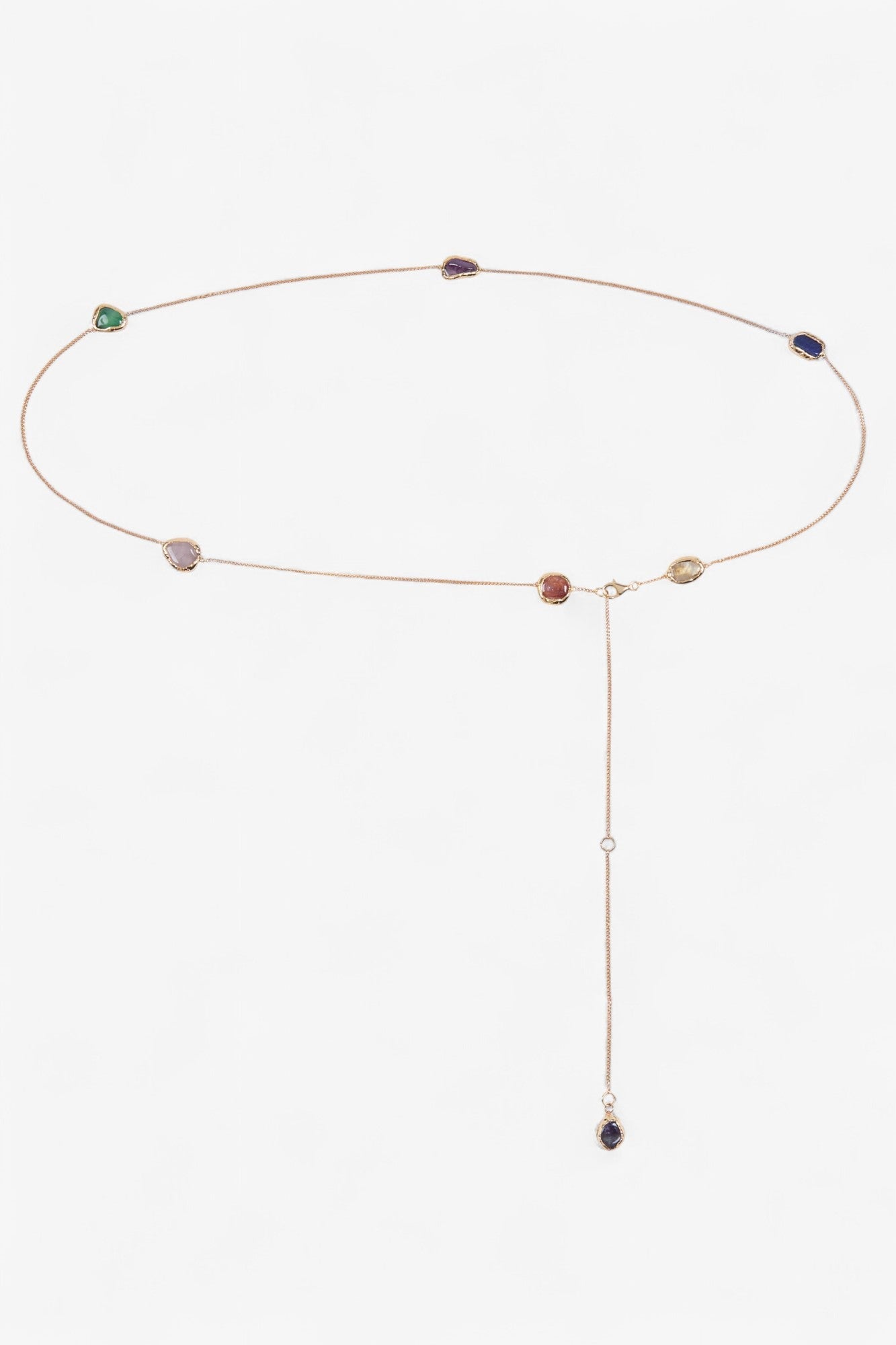 Cubana Long Necklace & Body Chain in Gold