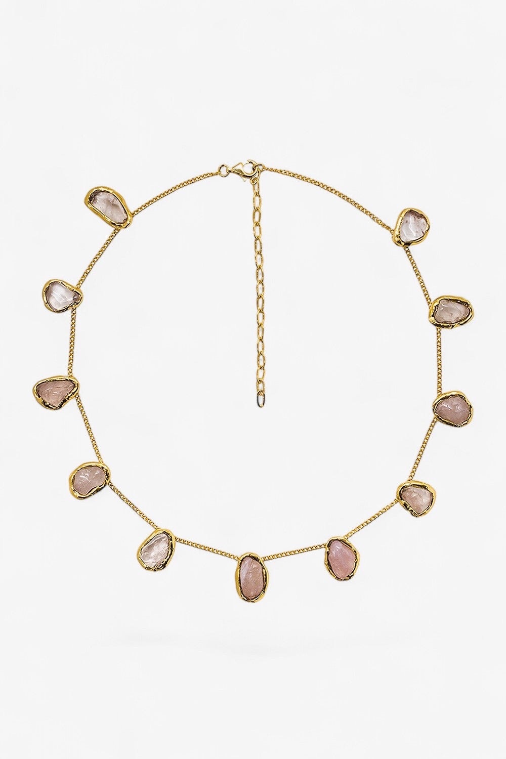 Gemstone Chain Necklace in Gold