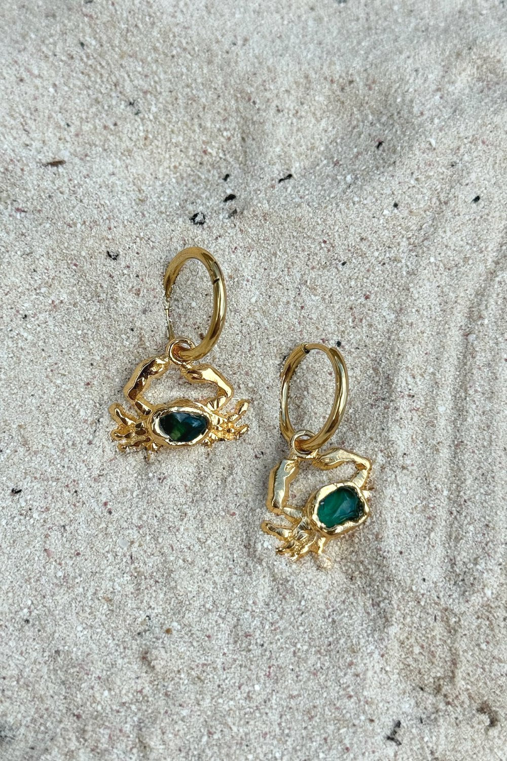 Gemstone Crab Hoops