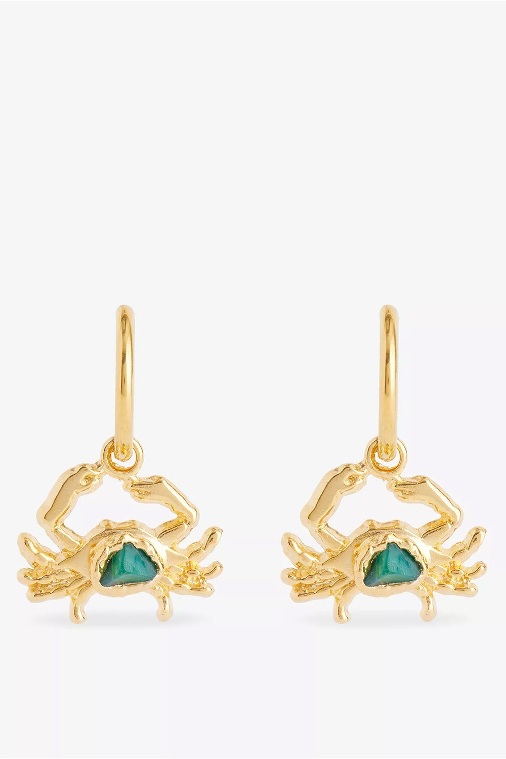 Gemstone Crab Hoops