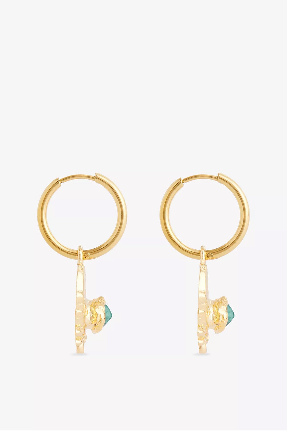 Gemstone Crab Hoops