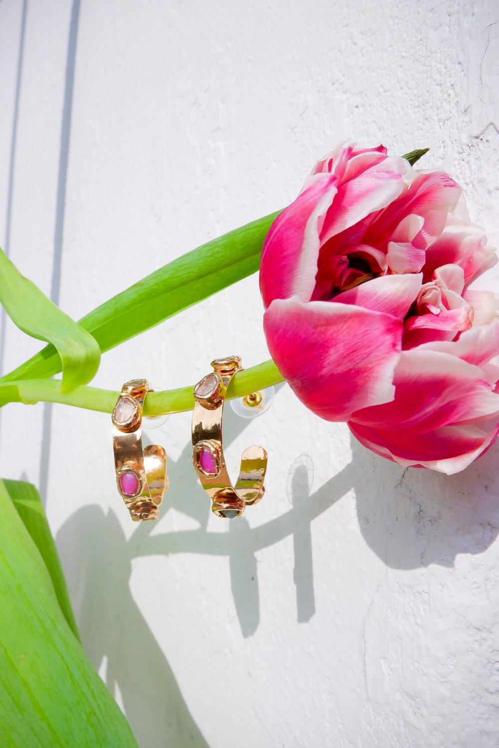 Gemstone Hoops Jewellery Tea & Tequila