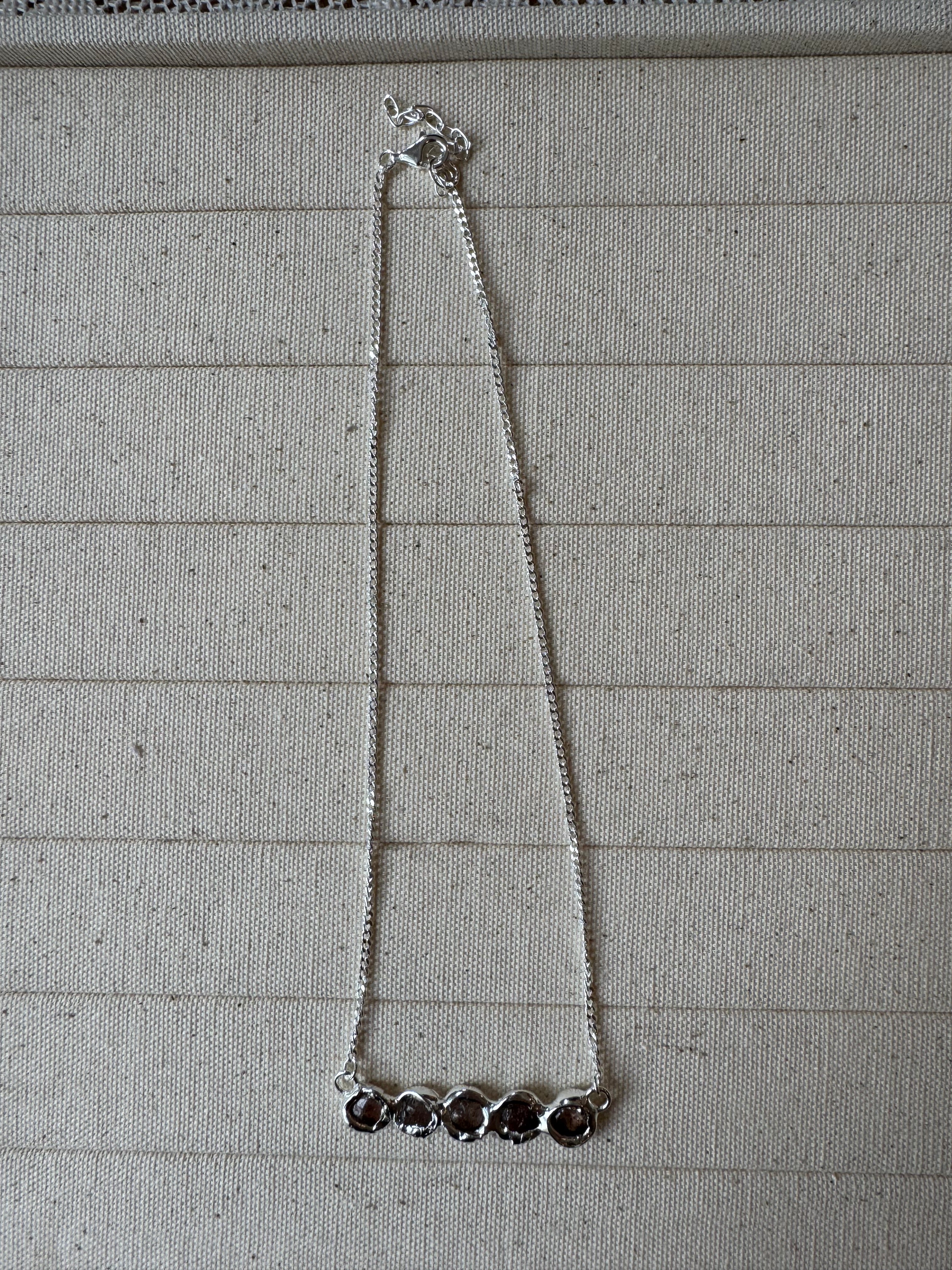 Gemstone Silver Necklace