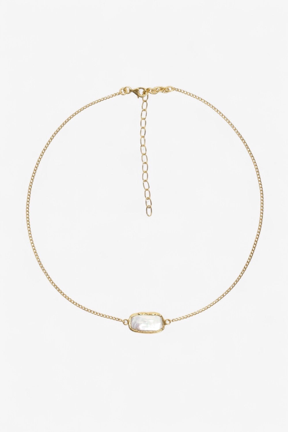 Mermaid Chakra Necklace in Gold