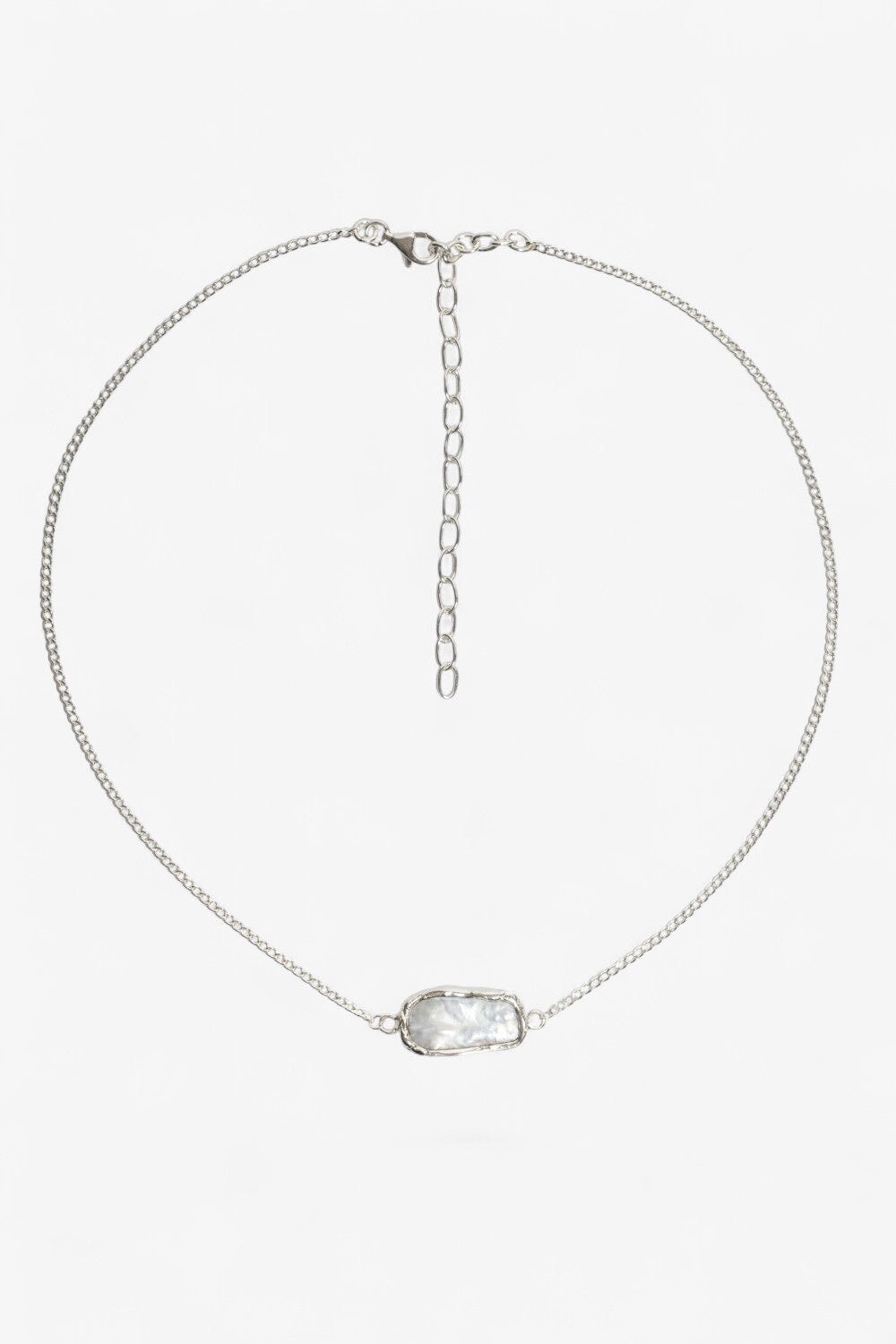 Mermaid Chakra Necklace in Silver