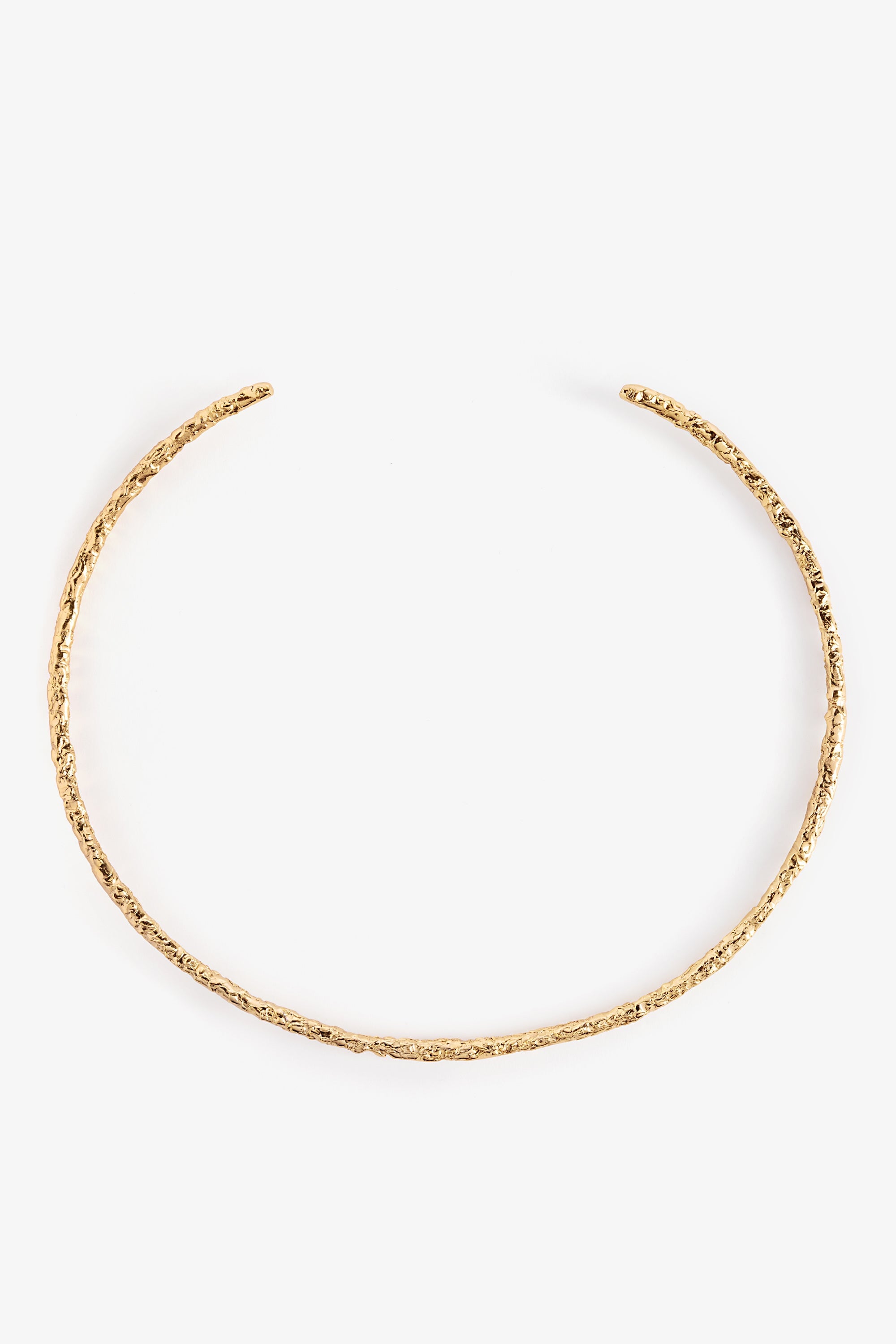 Molten Choker in Gold