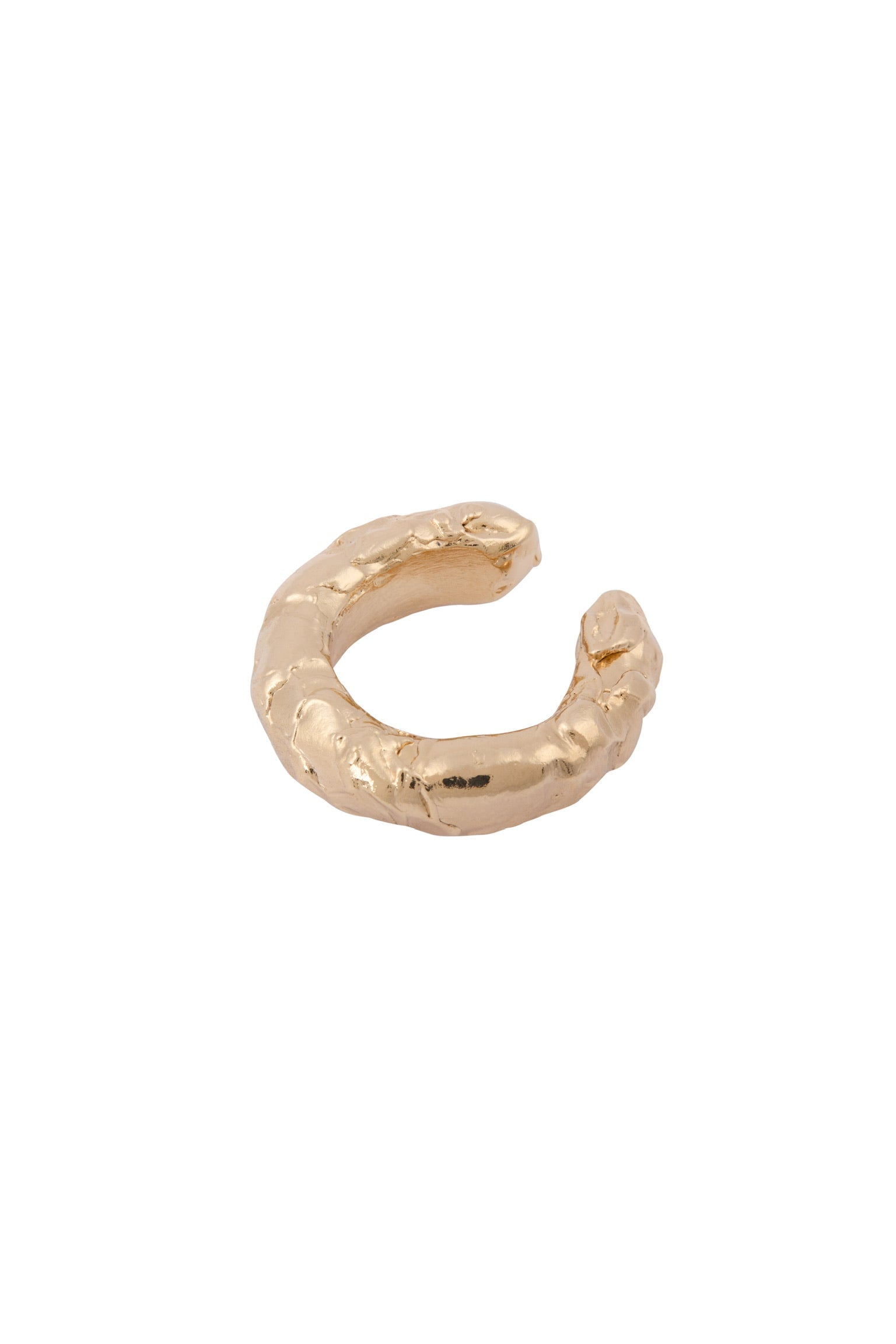 Molten Ear Cuff in Gold