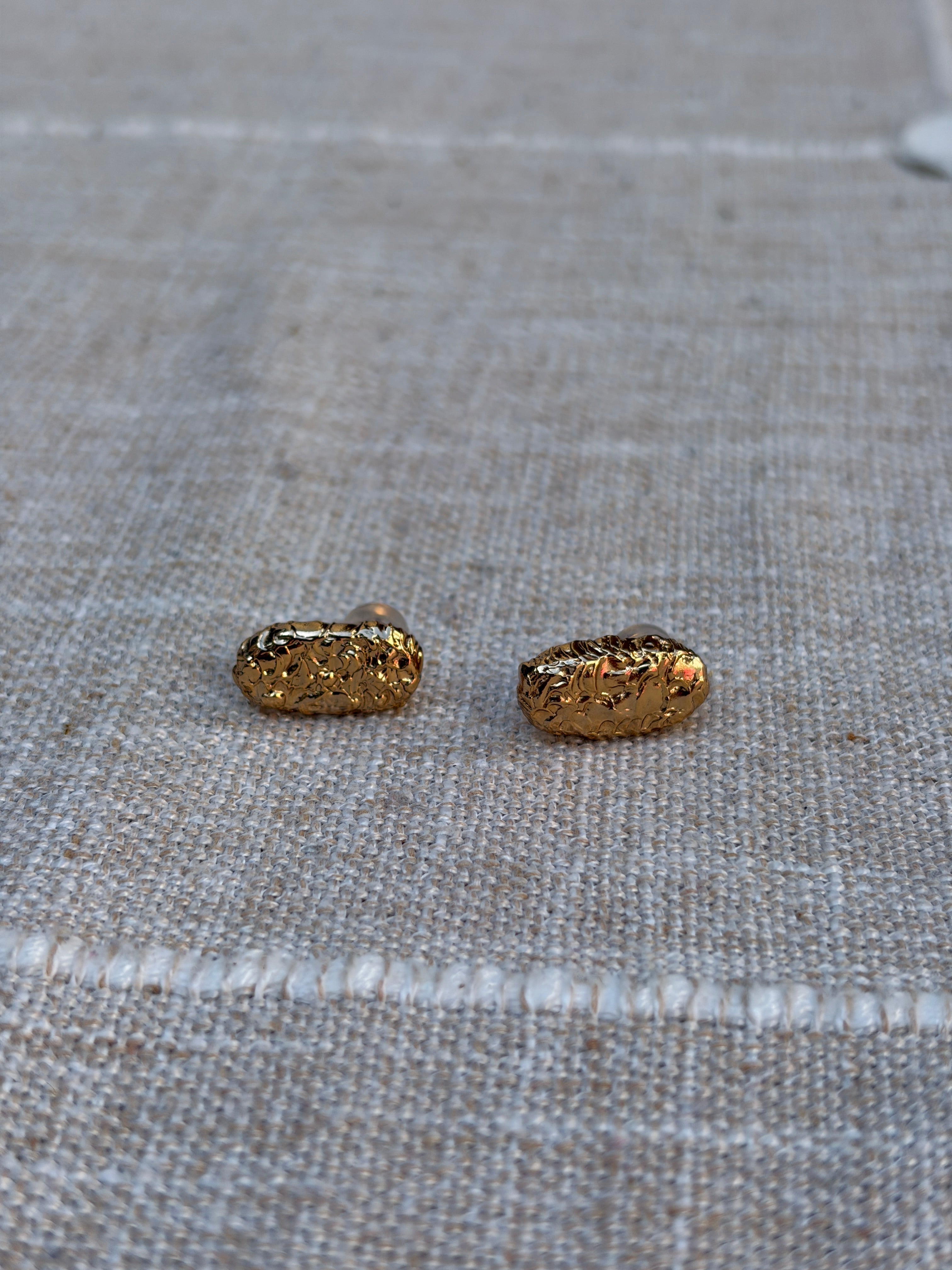Molten Gold Studs