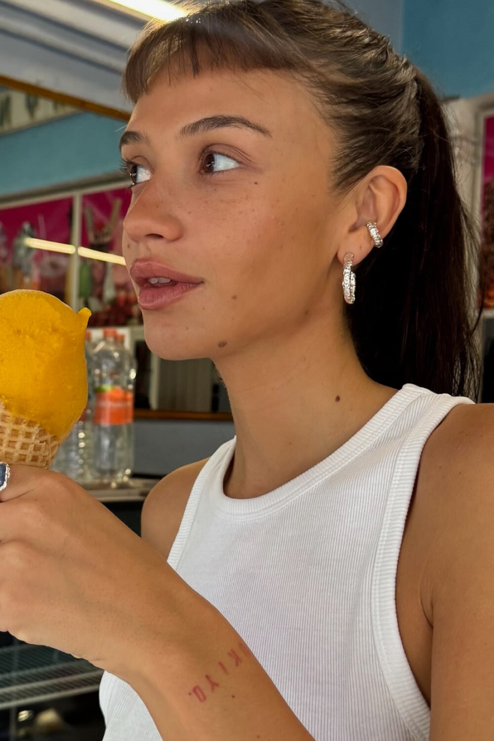 Molten Ear Cuff in Silver