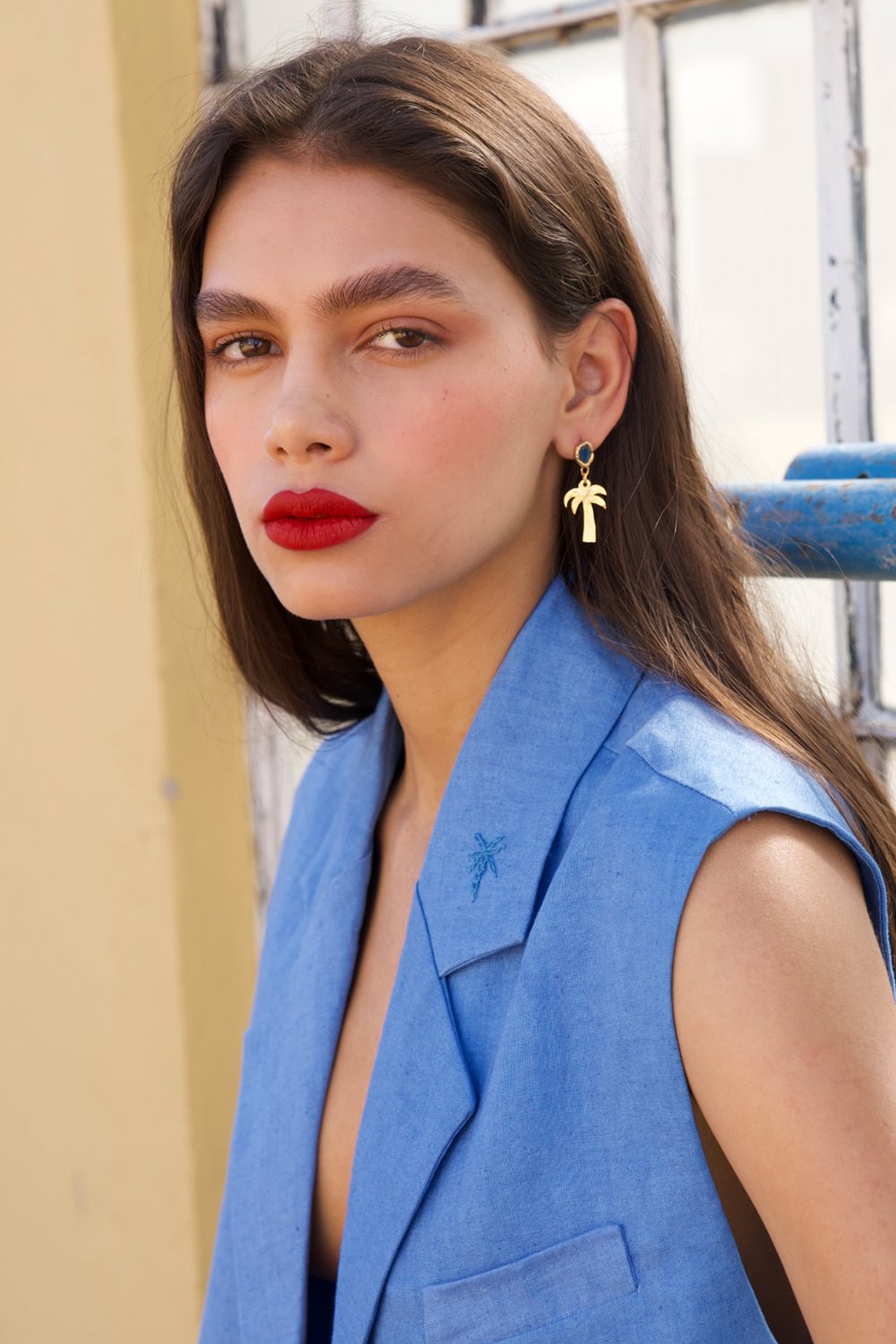 Palm Tree Earrings