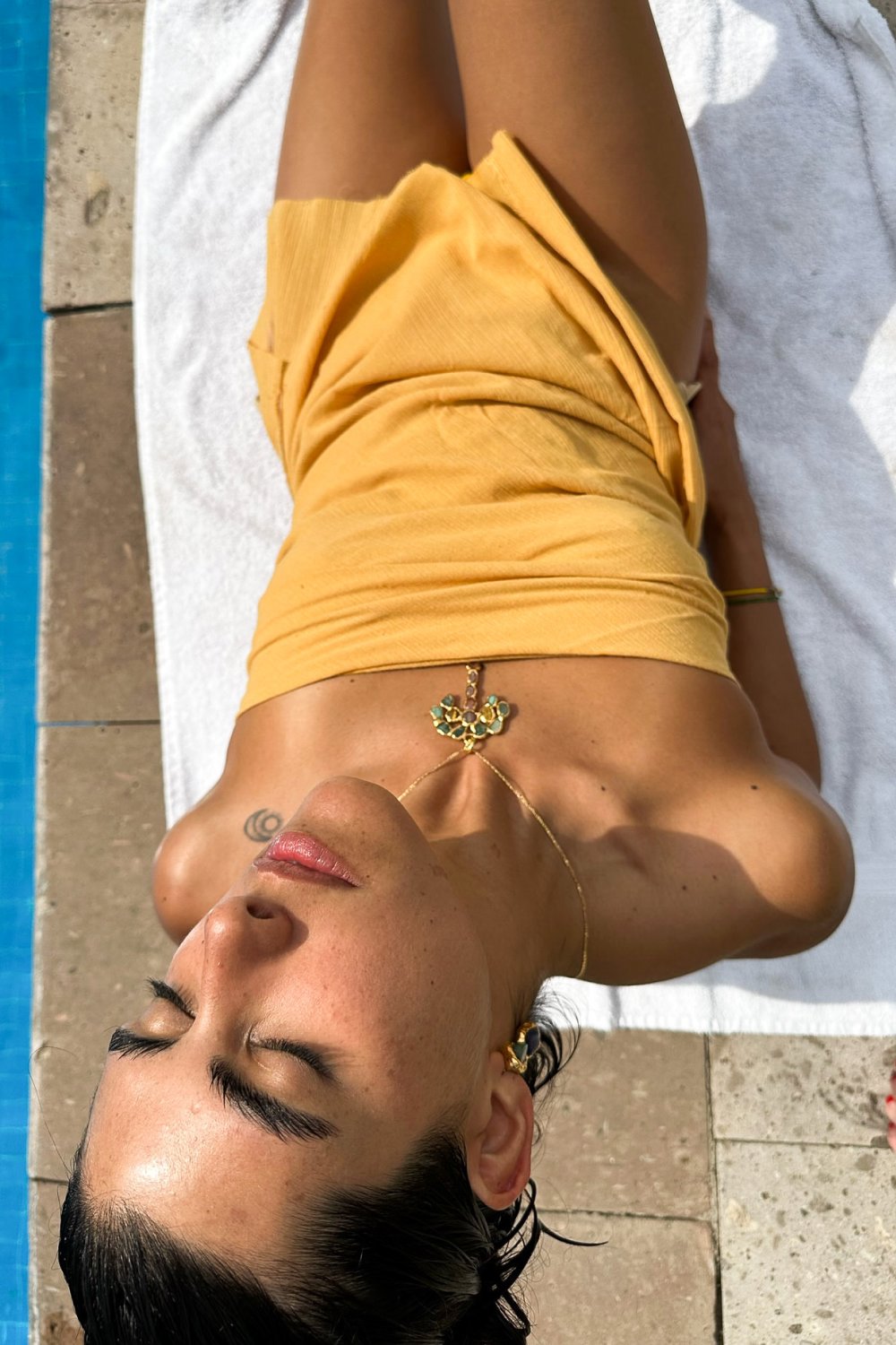 Palmera Charm in Gold