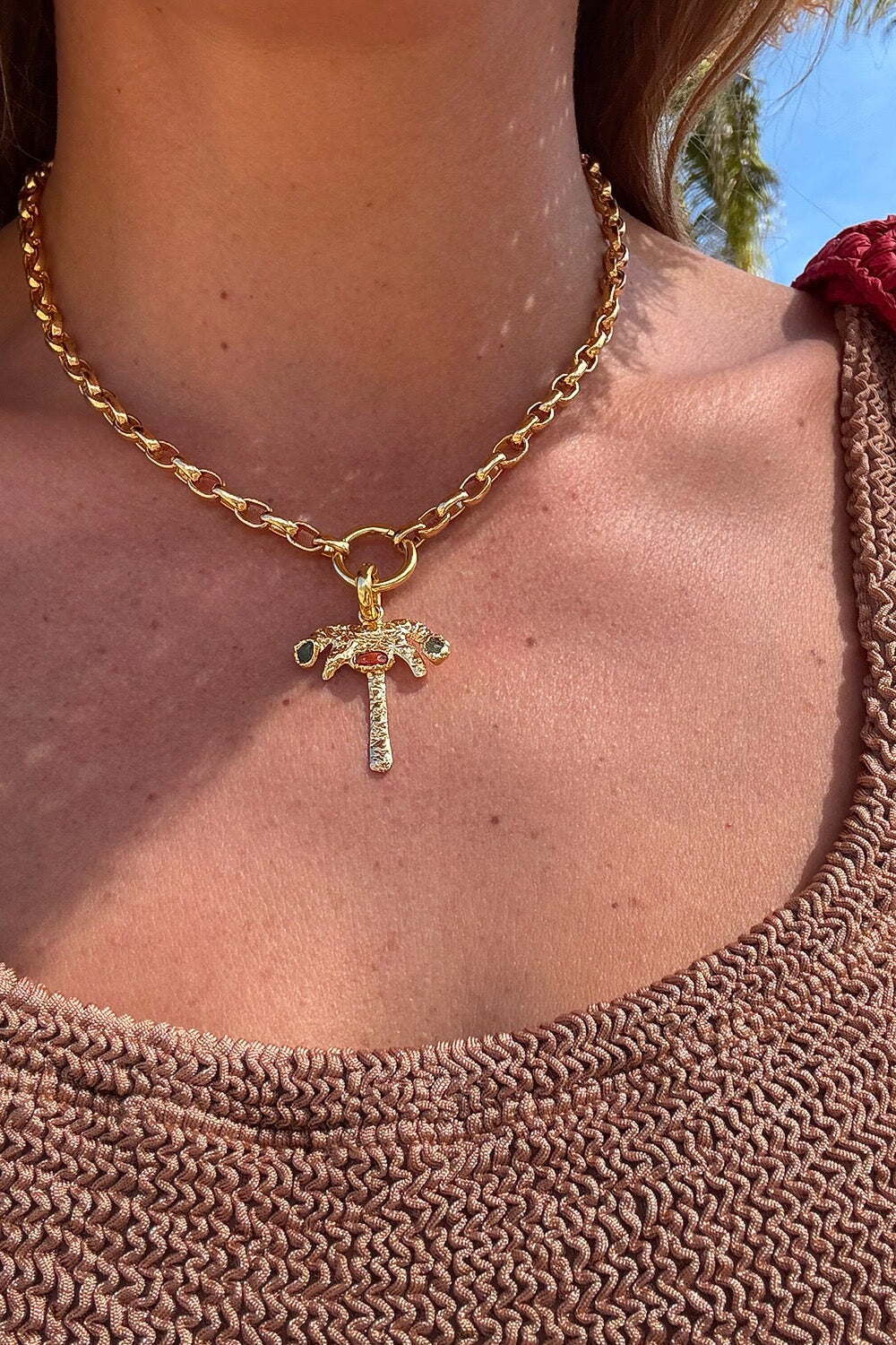 Palmerita Charm in Gold