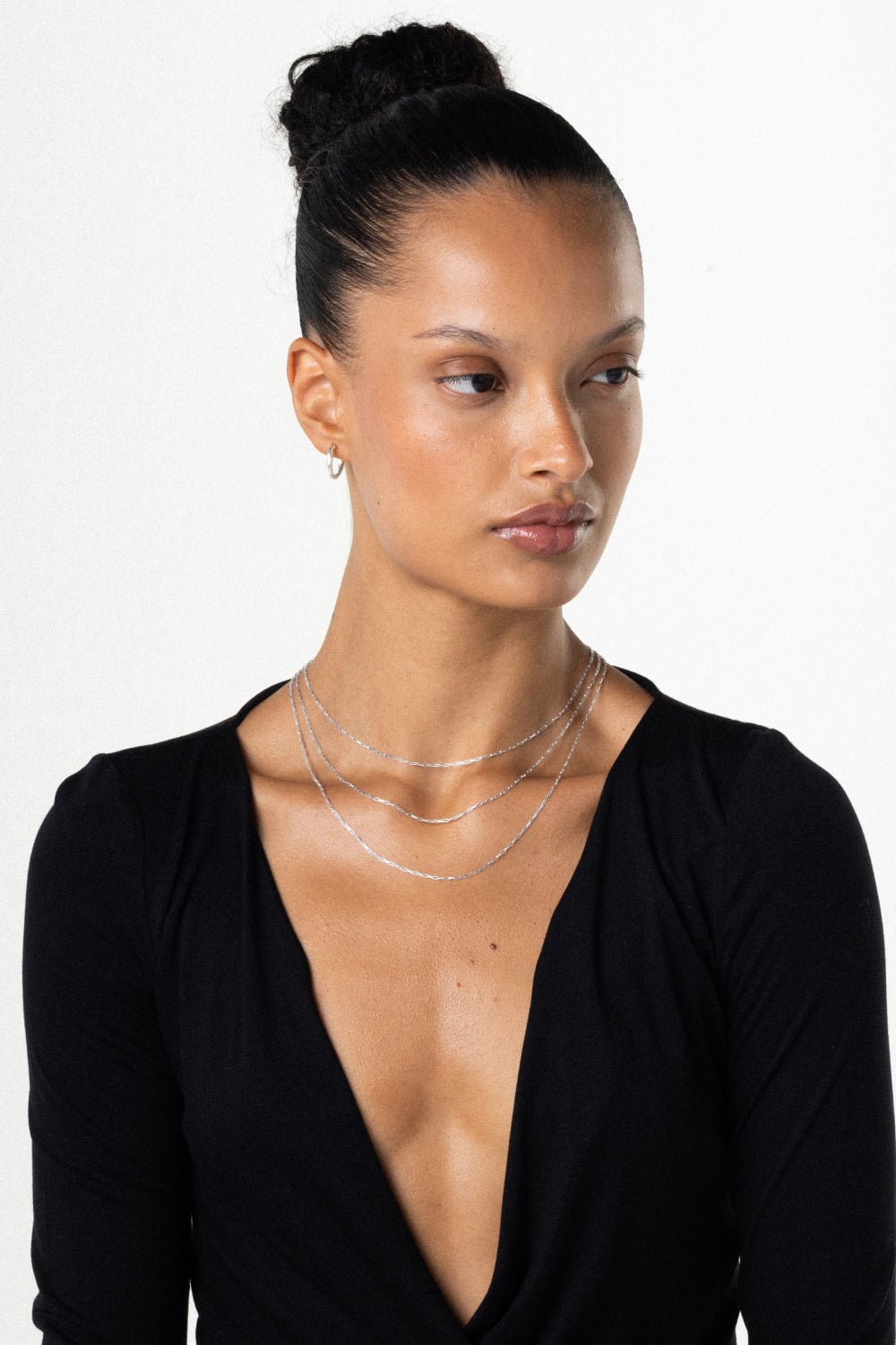 Paperclip Chain Necklace in Sterling Silver