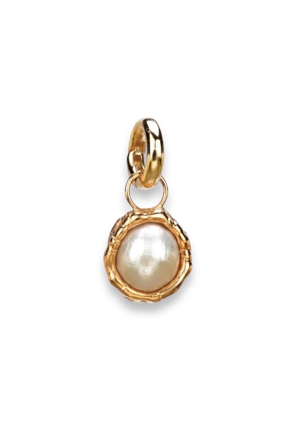 Pearl Charm in Gold