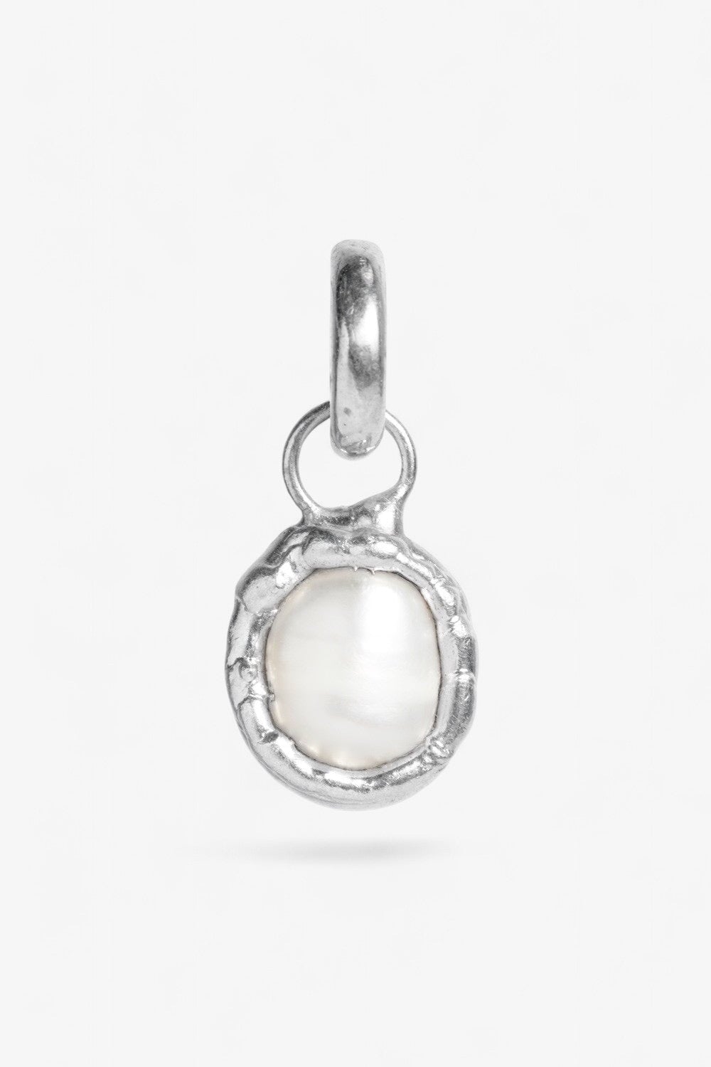 Pearl Charm in Silver