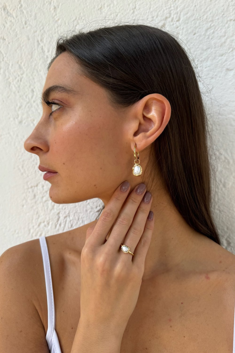 Pearl Ring in Gold