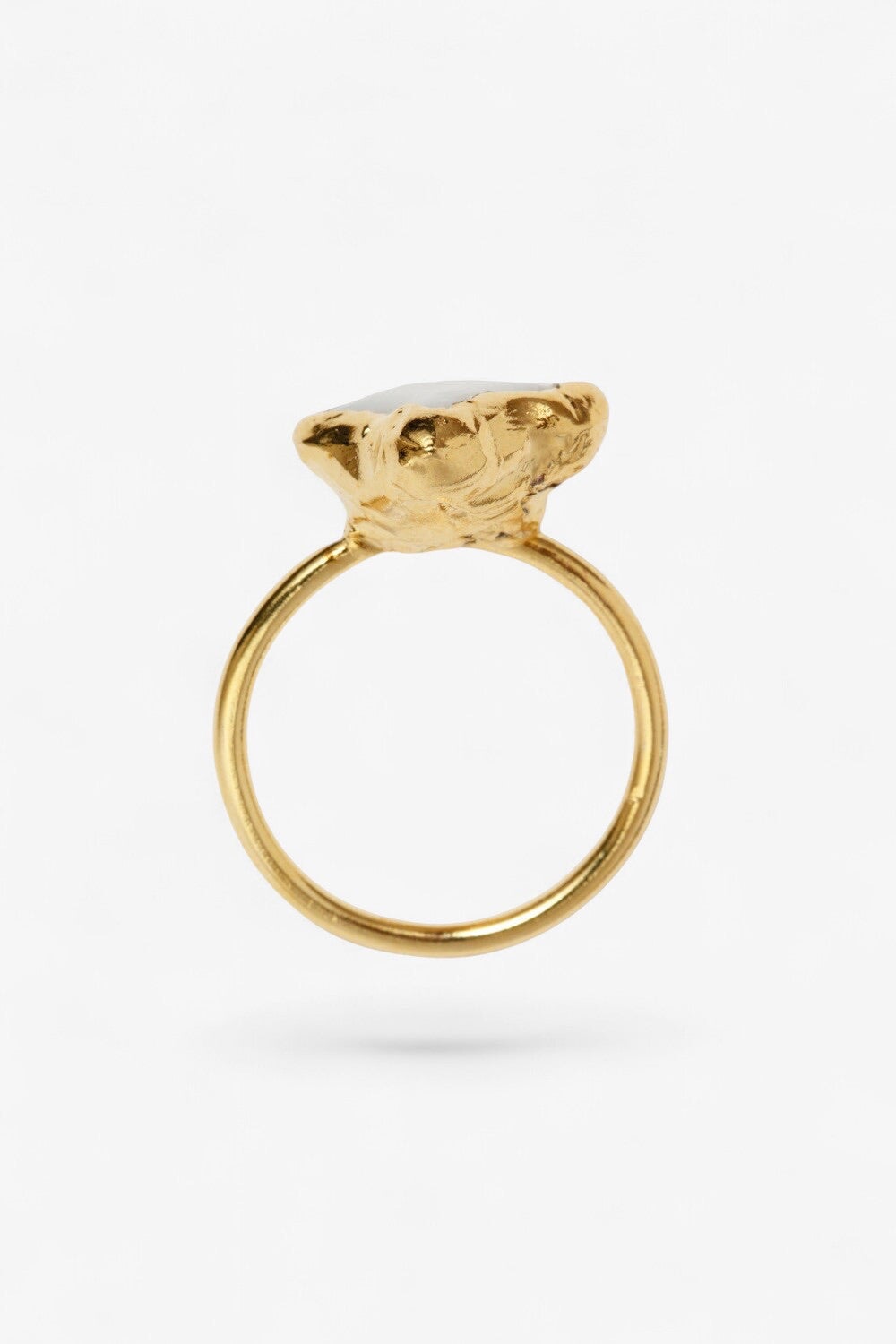 Pearl Star Ring in Gold