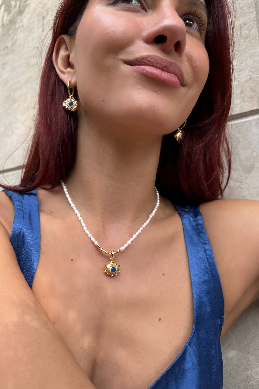 Protective Eye Charm in Gold
