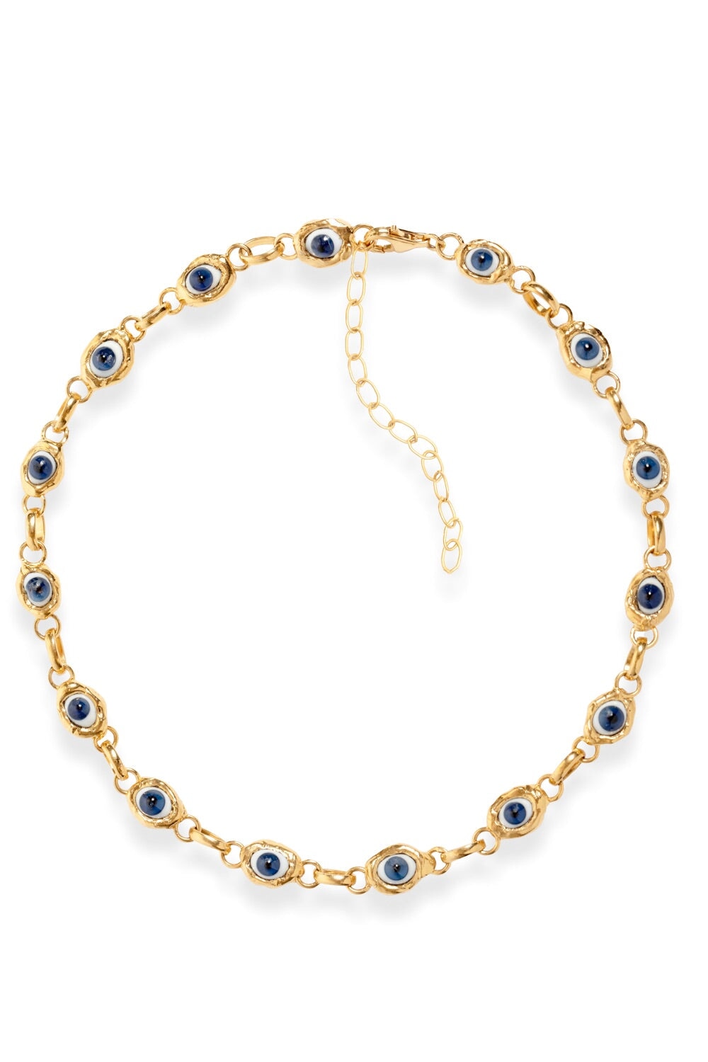 Protective Eye Necklace in Gold