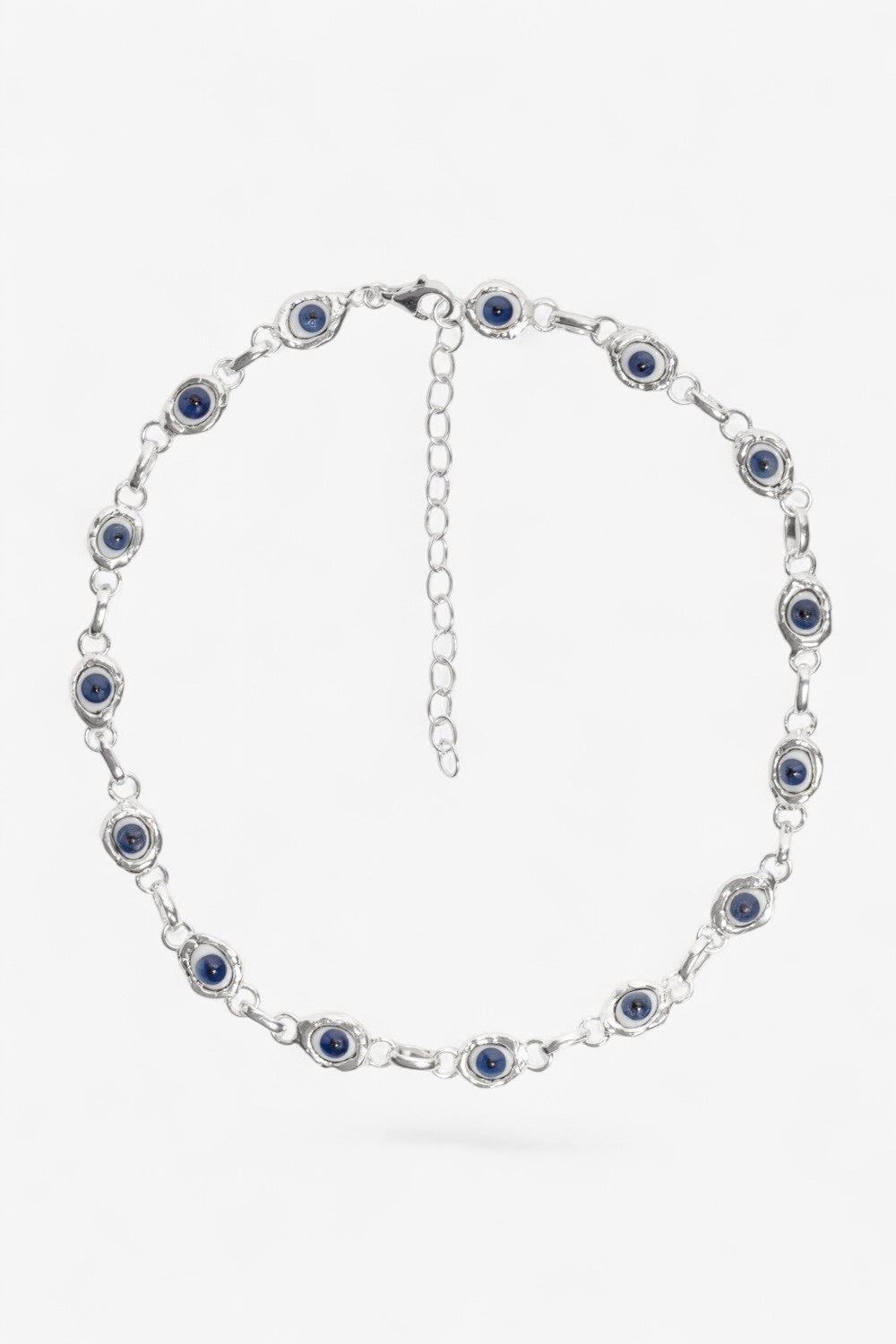 Protective Eye Necklace in Silver