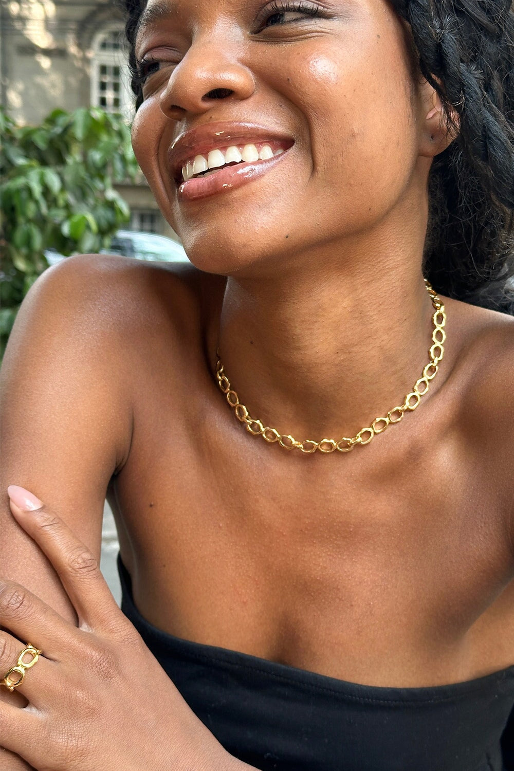 Pulpo Charm Chain in Gold