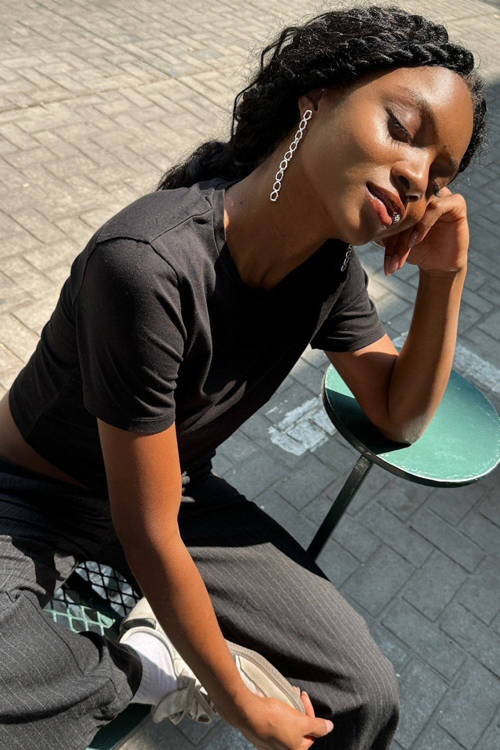 Pulpo Earrings in Silver