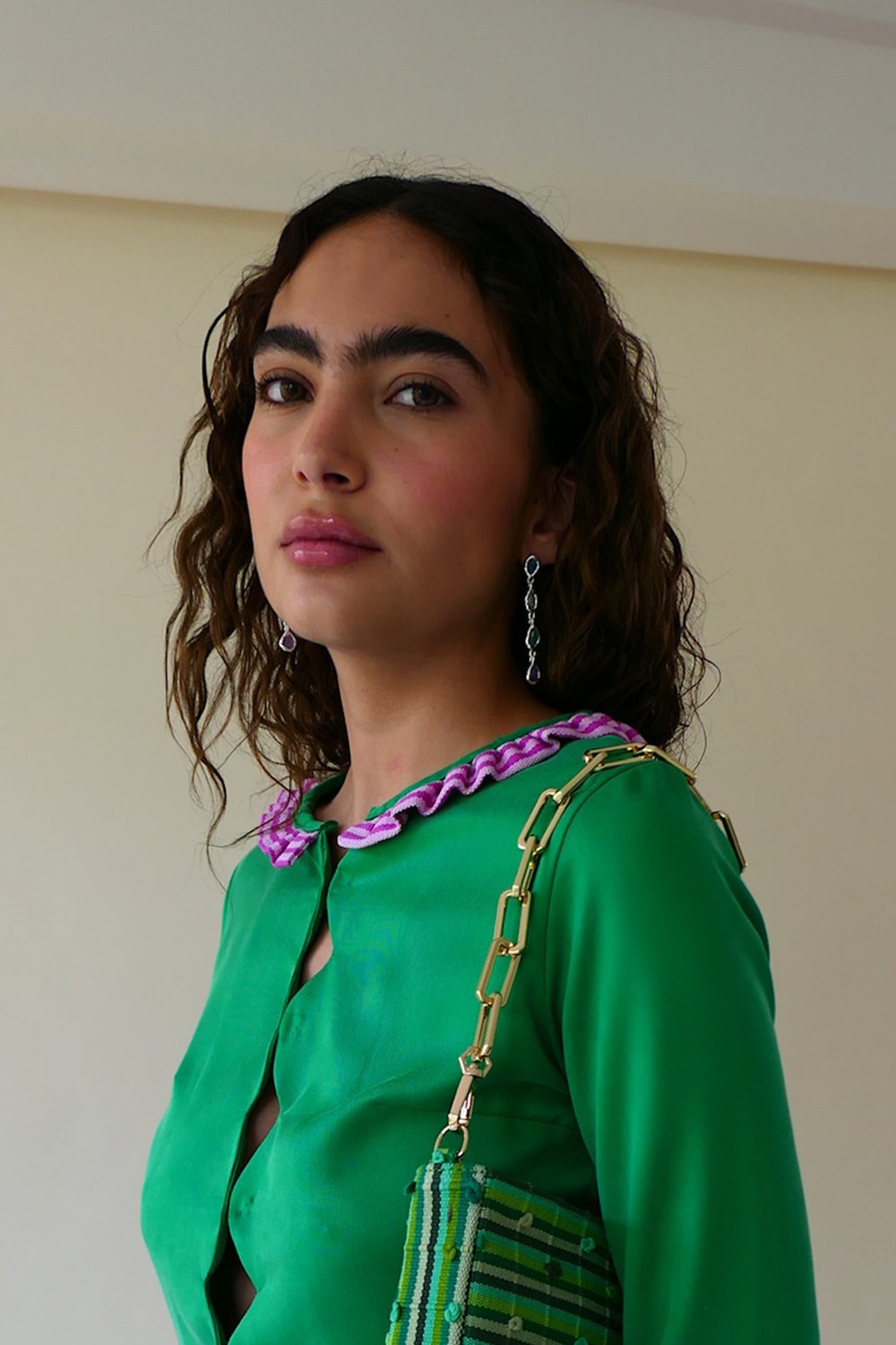 Rainbow Drop Earrings in Silver