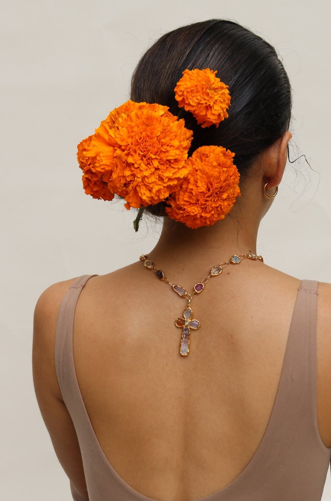 Rainbow Necklace in Gold Jewellery Tea & Tequila