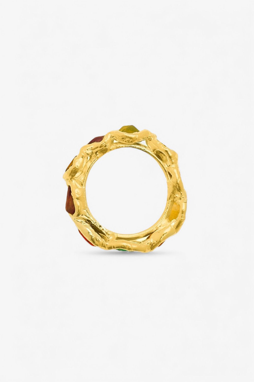 Rainbow Ring in Gold