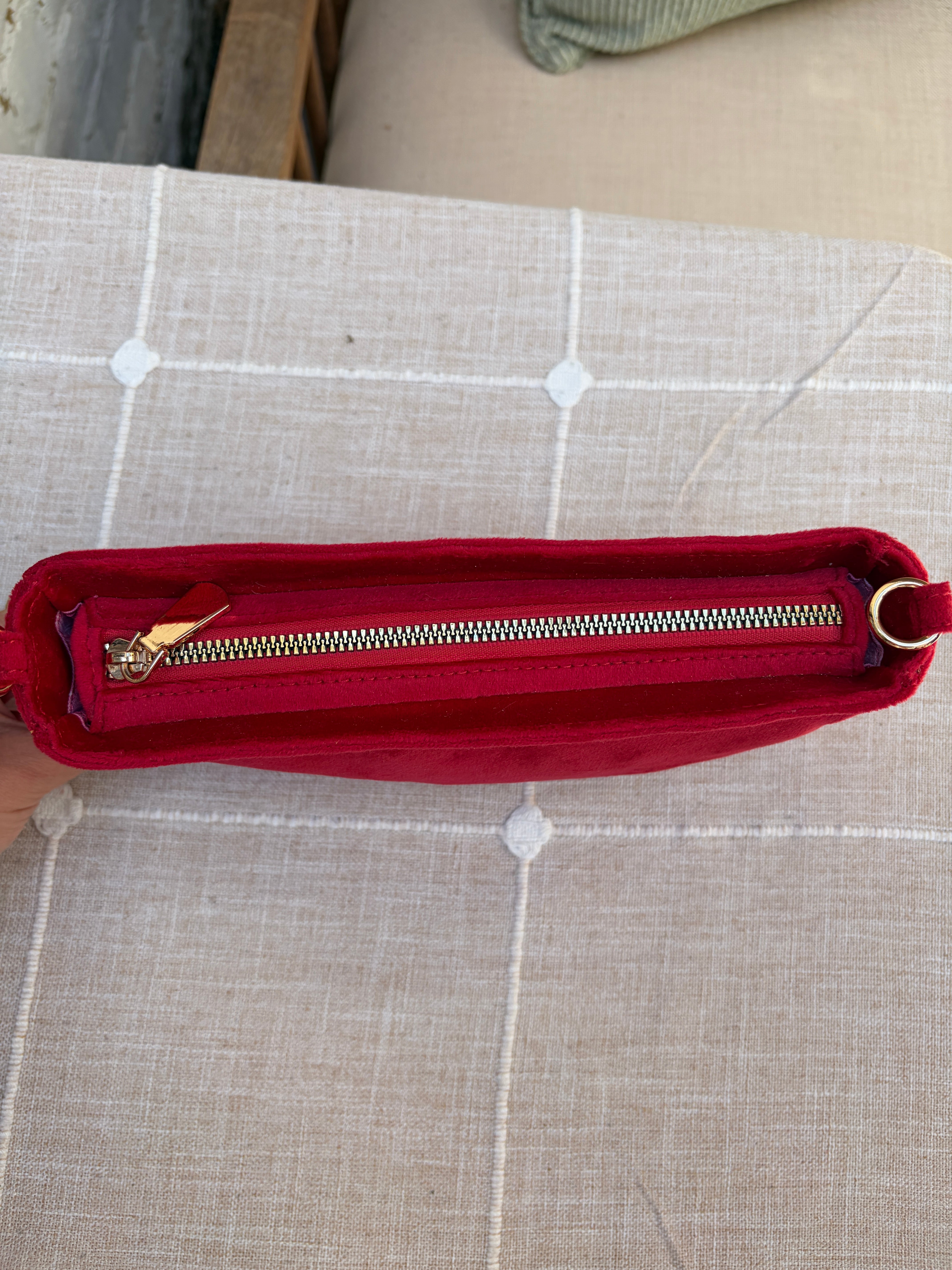 Red Velvet Bag