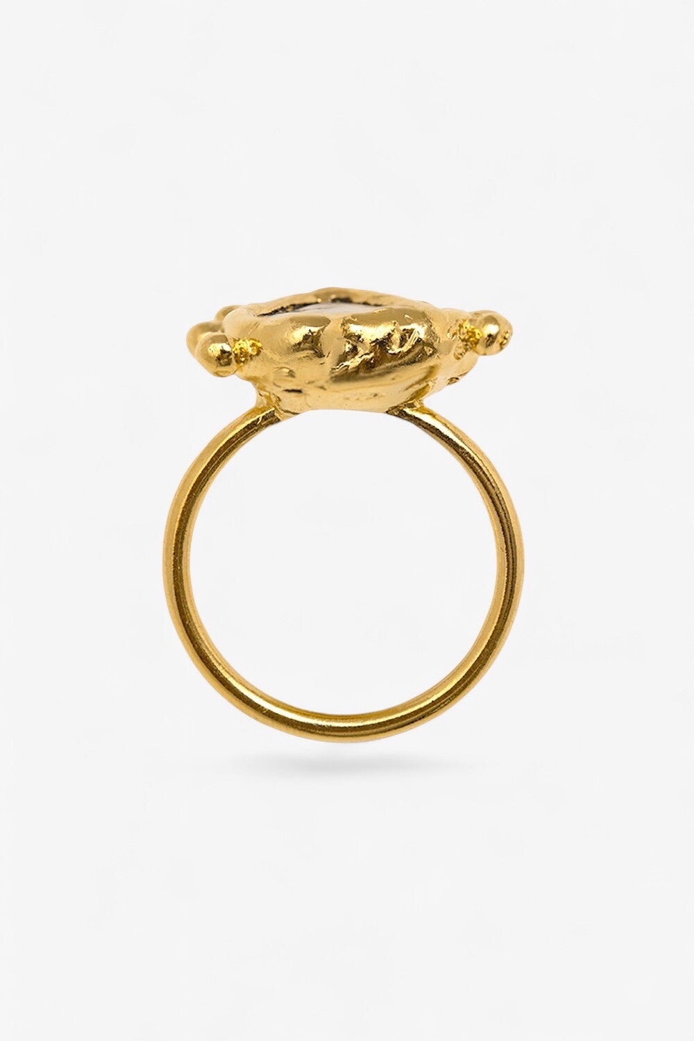 Sacred Heart Pearl Ring
