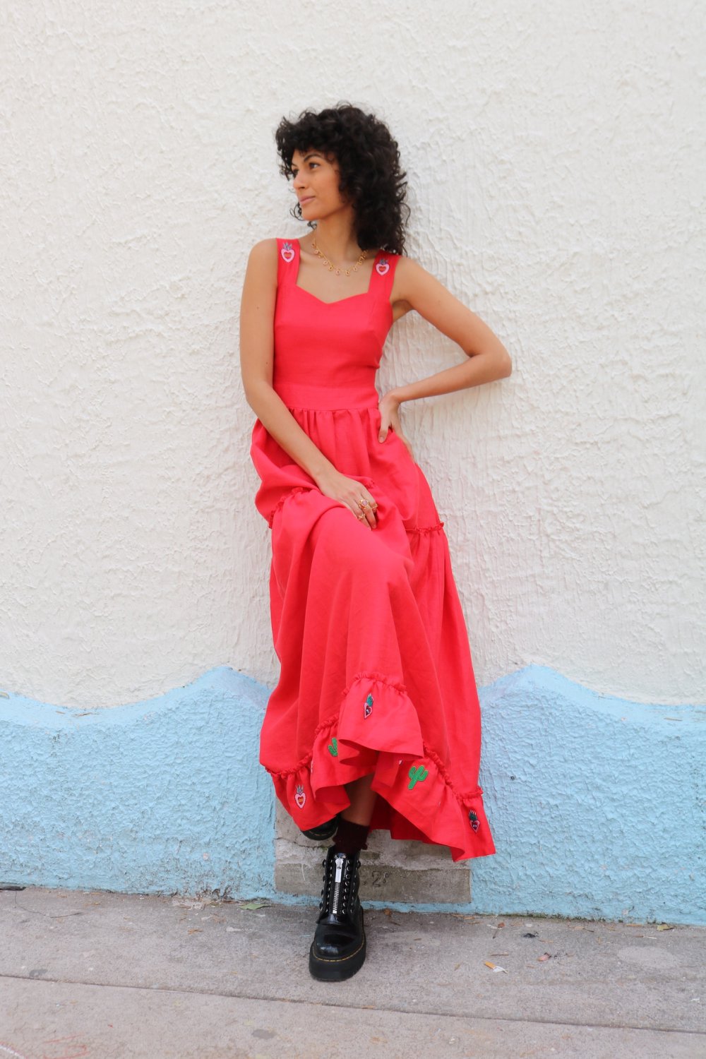 Scarlet Salsa Dress Dress Tea & Tequila