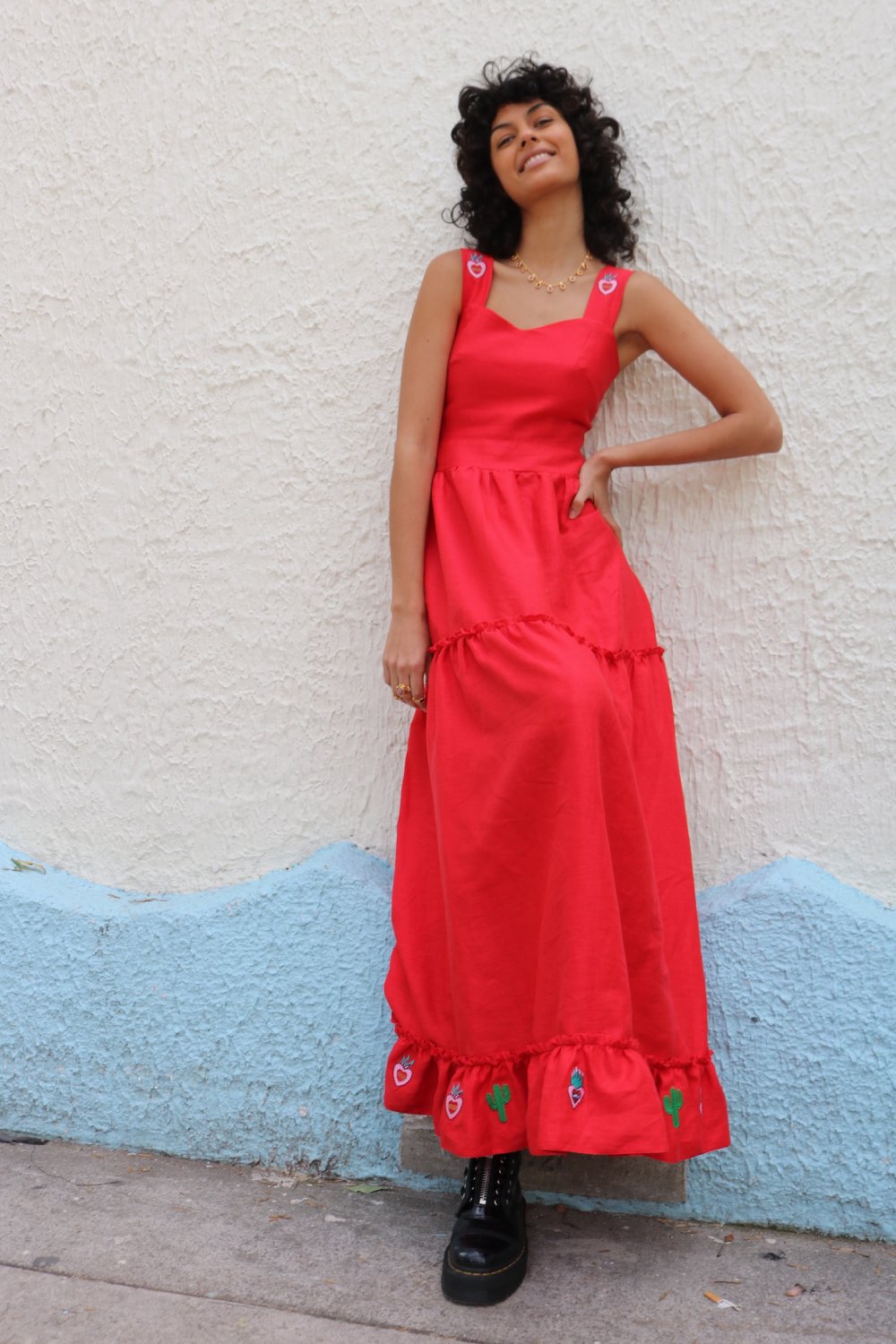 Scarlet Salsa Dress Dress Tea & Tequila